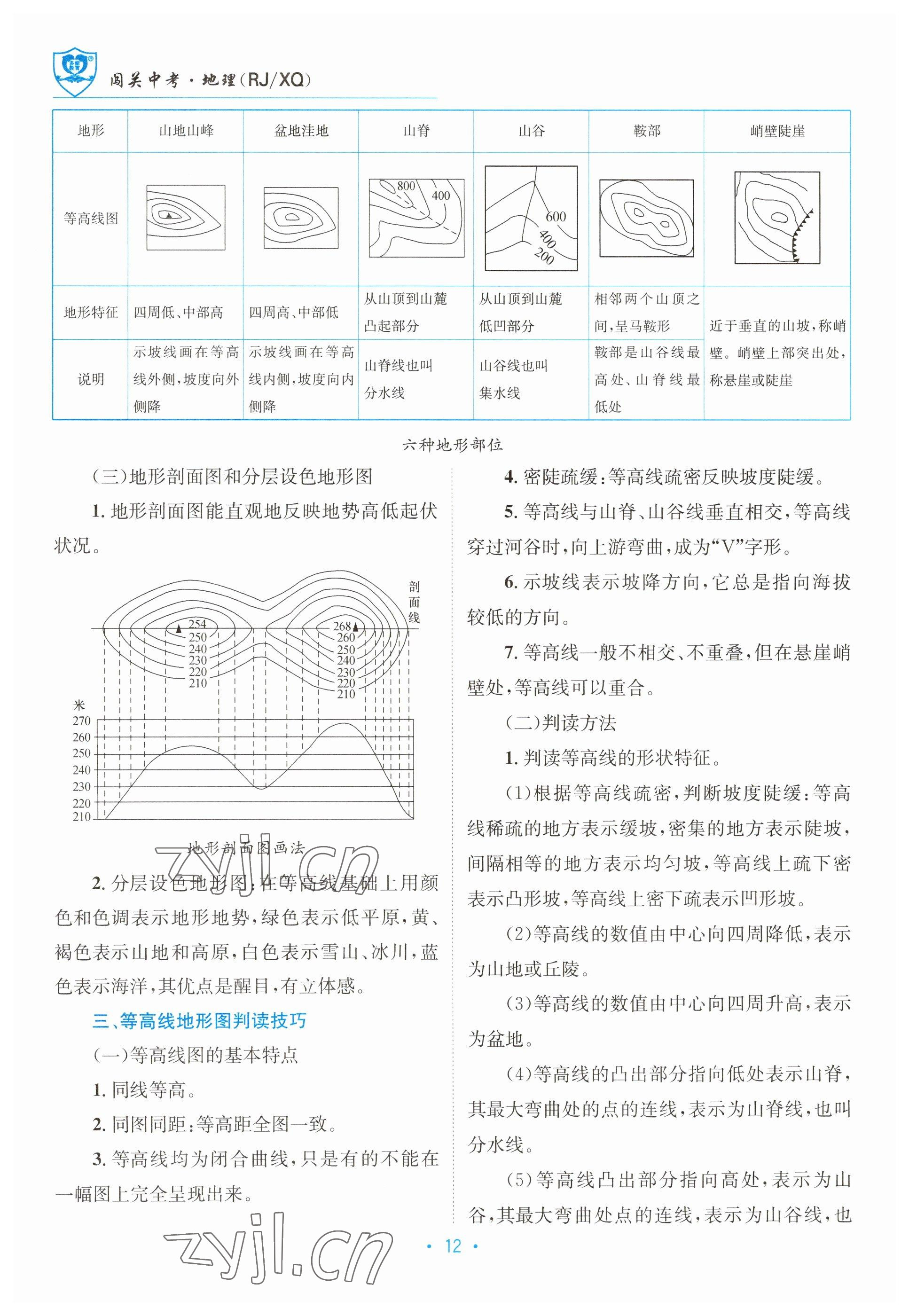 2023年指南針中考前沿地理 參考答案第12頁
