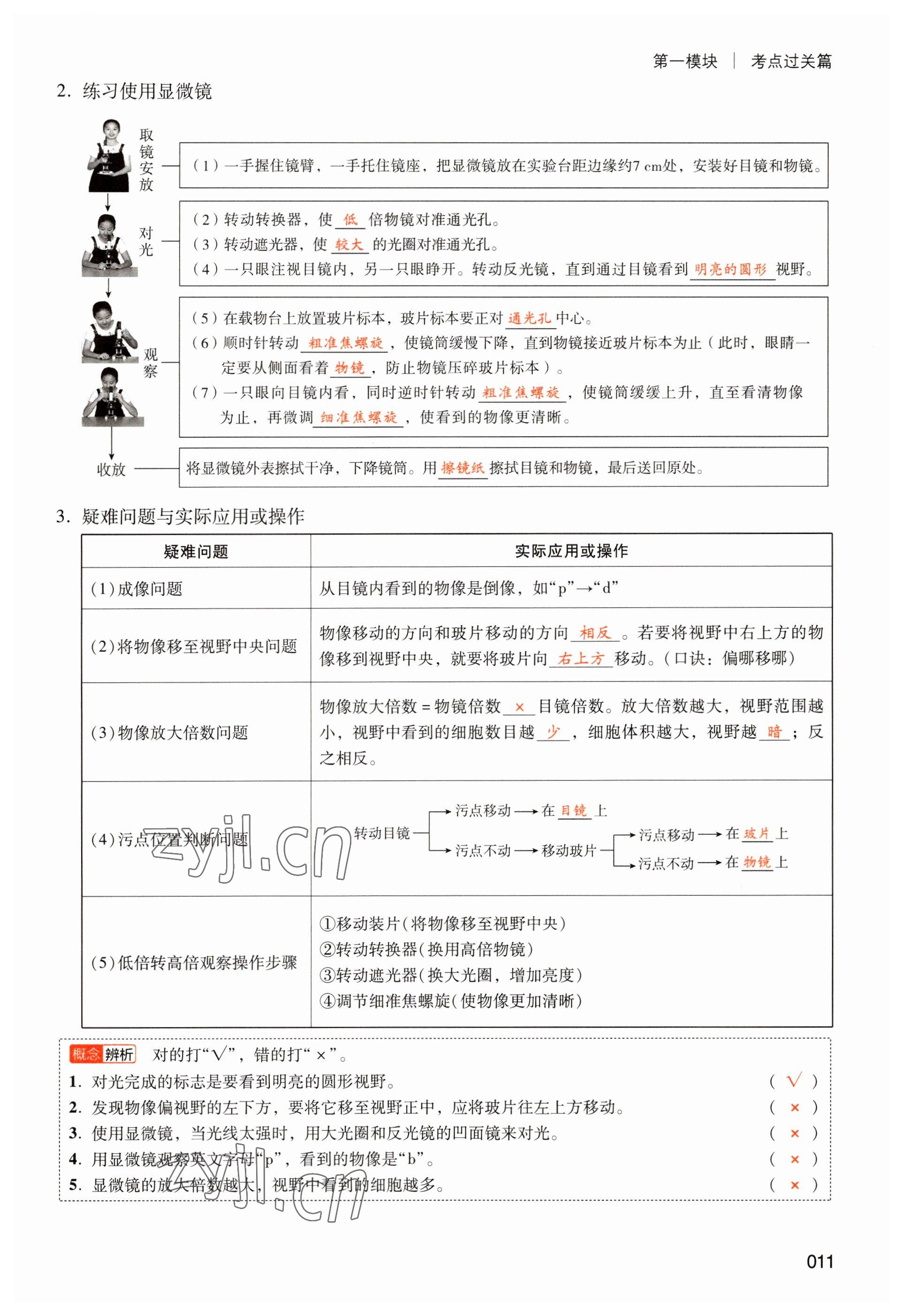 2023年中考狀元生物 參考答案第11頁