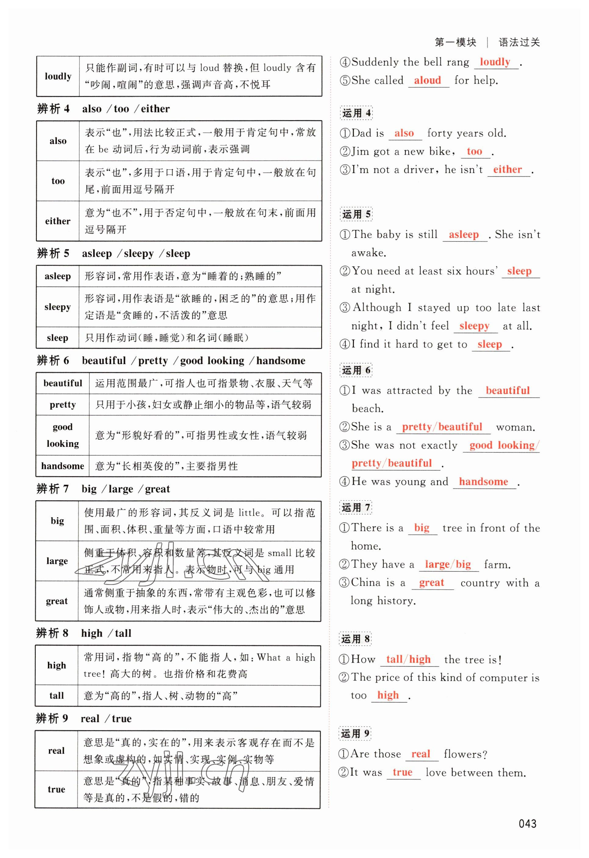 2023年中考狀元英語 參考答案第43頁