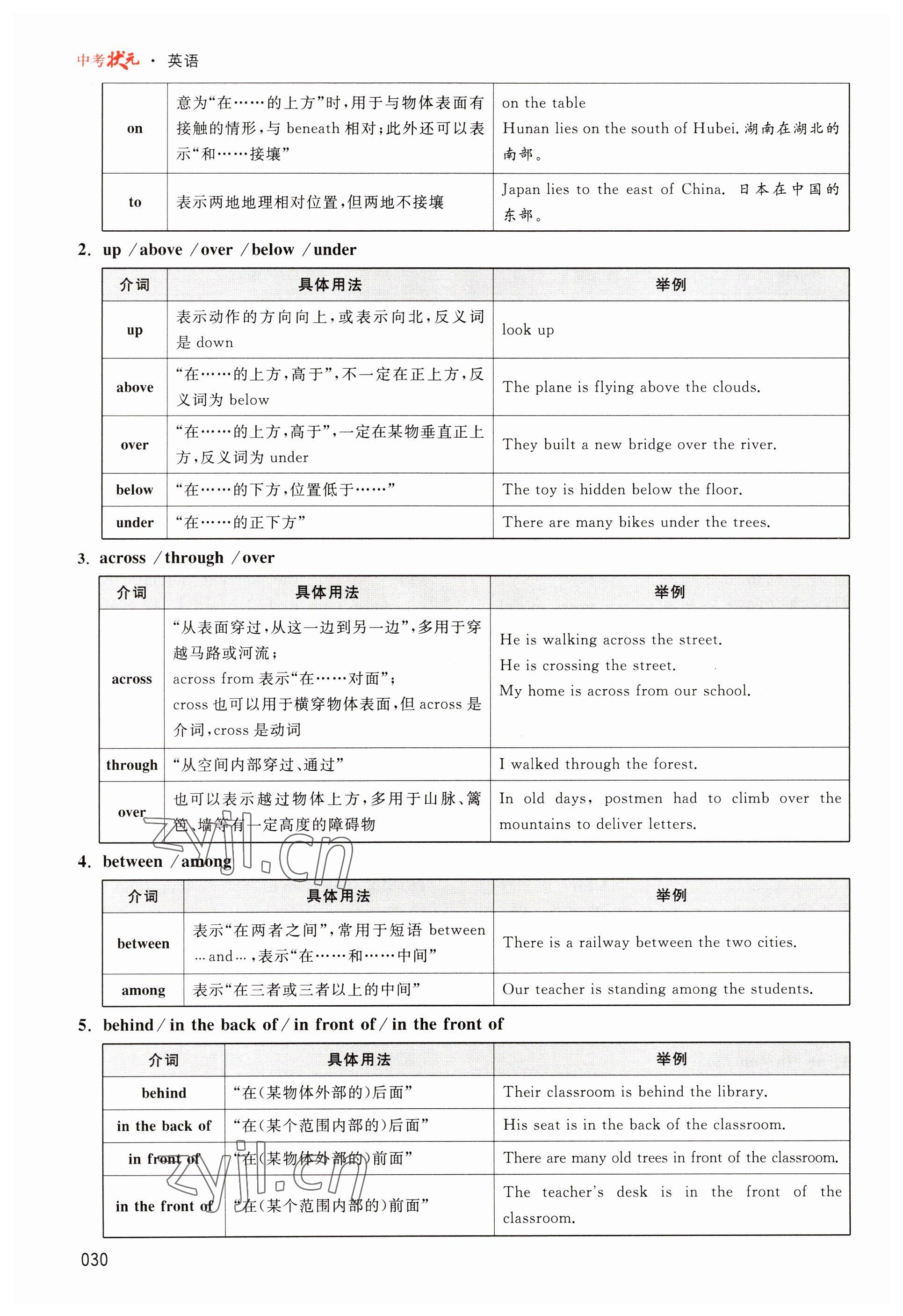 2023年中考狀元英語 參考答案第30頁