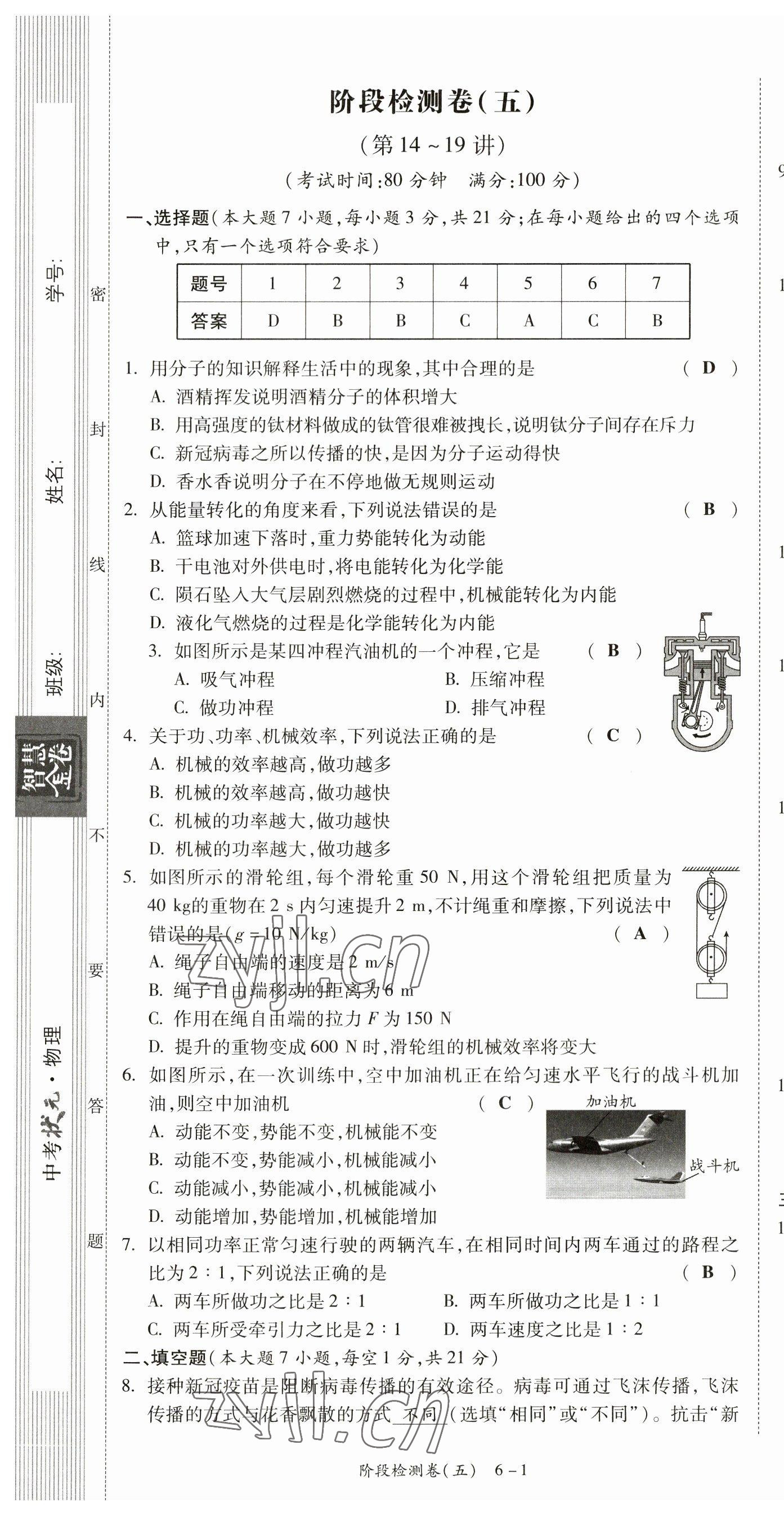 2023年中考狀元物理 第25頁