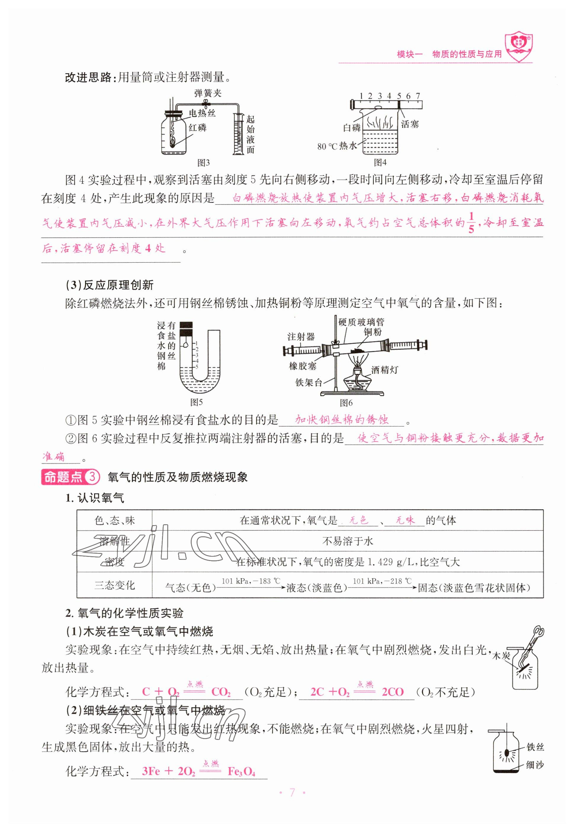 2023年指南針中考前沿化學(xué) 參考答案第7頁