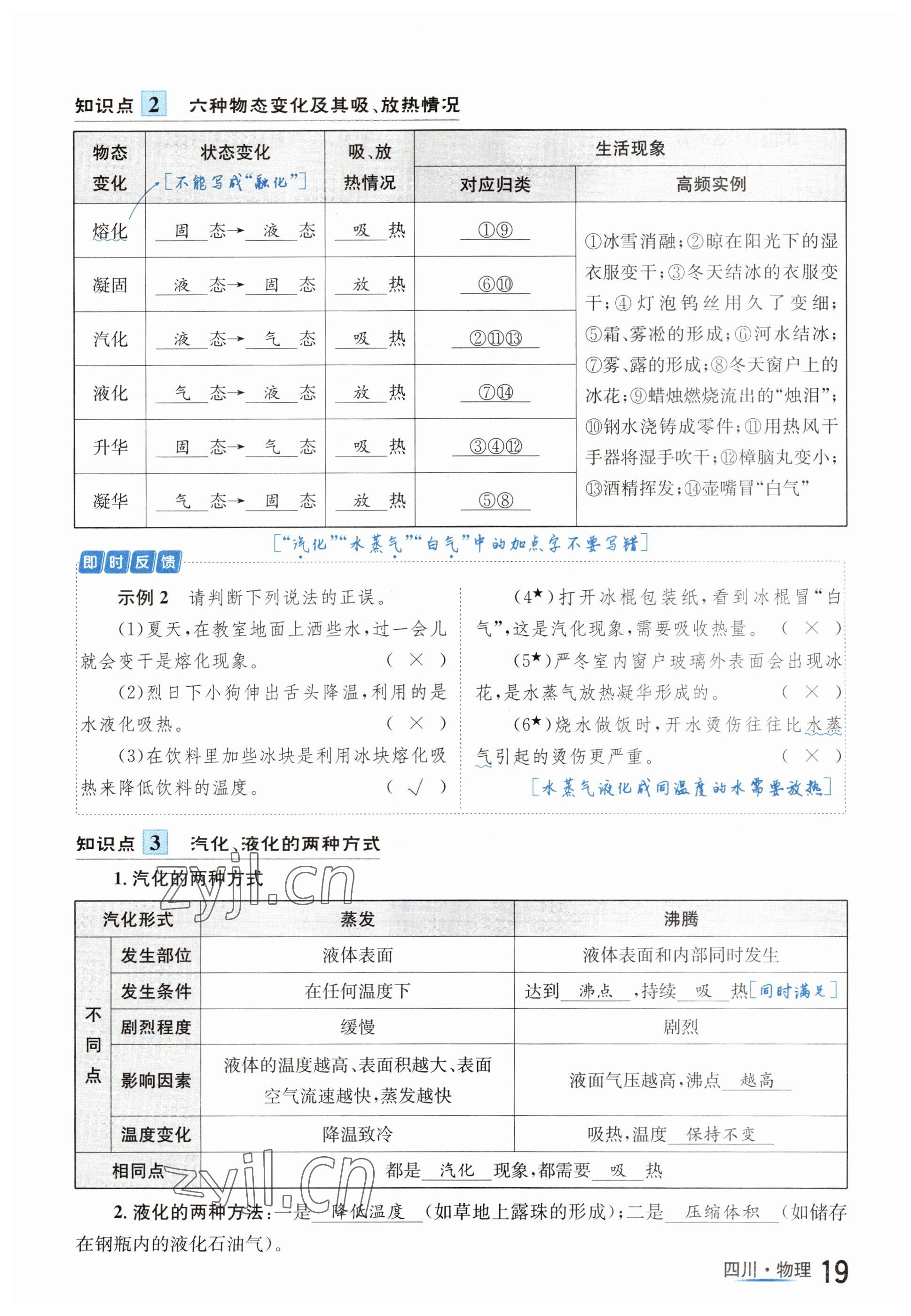 2023年中考2号物理四川专版 参考答案第19页