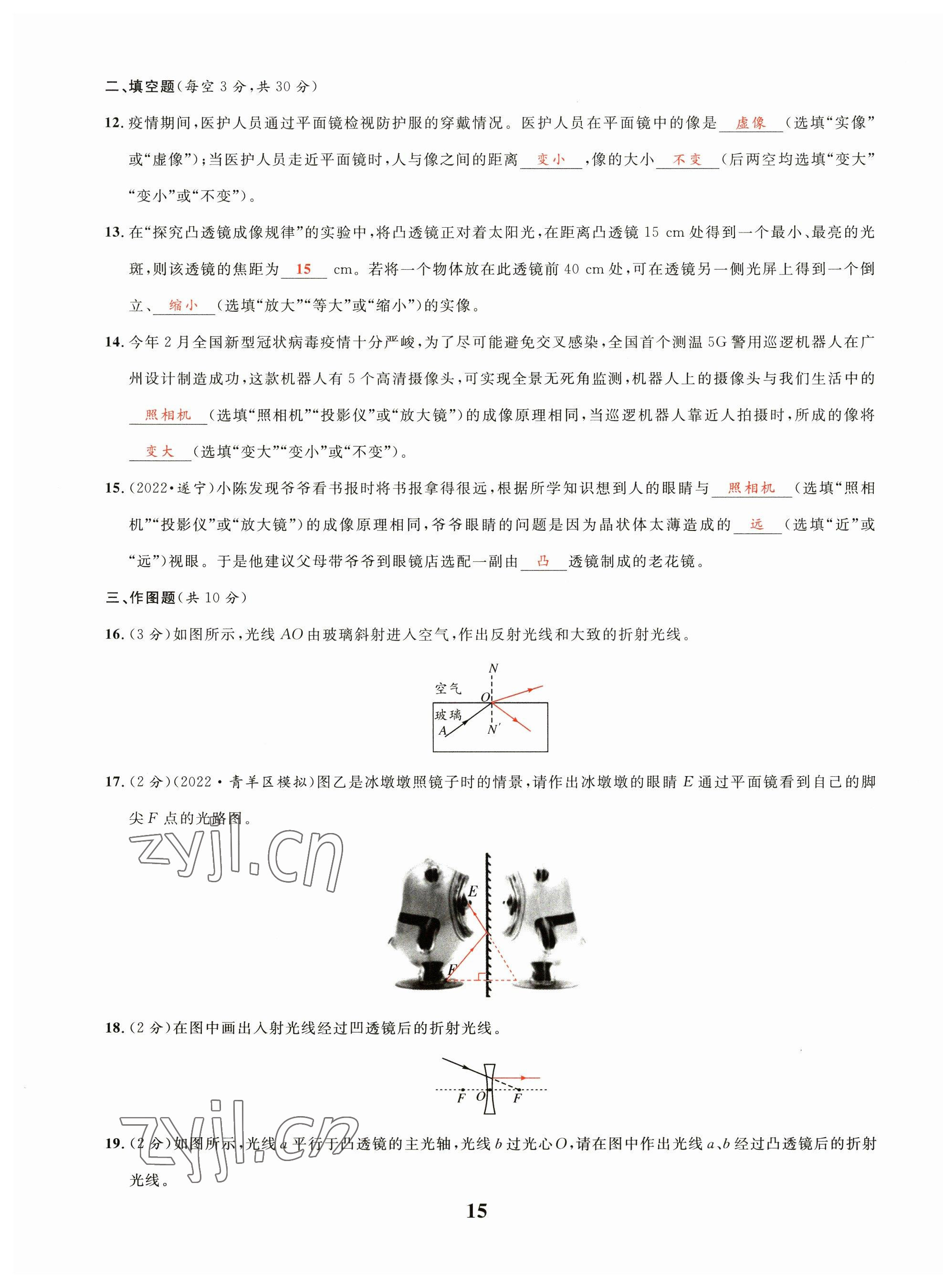 2023年中考1號(hào)物理 第15頁