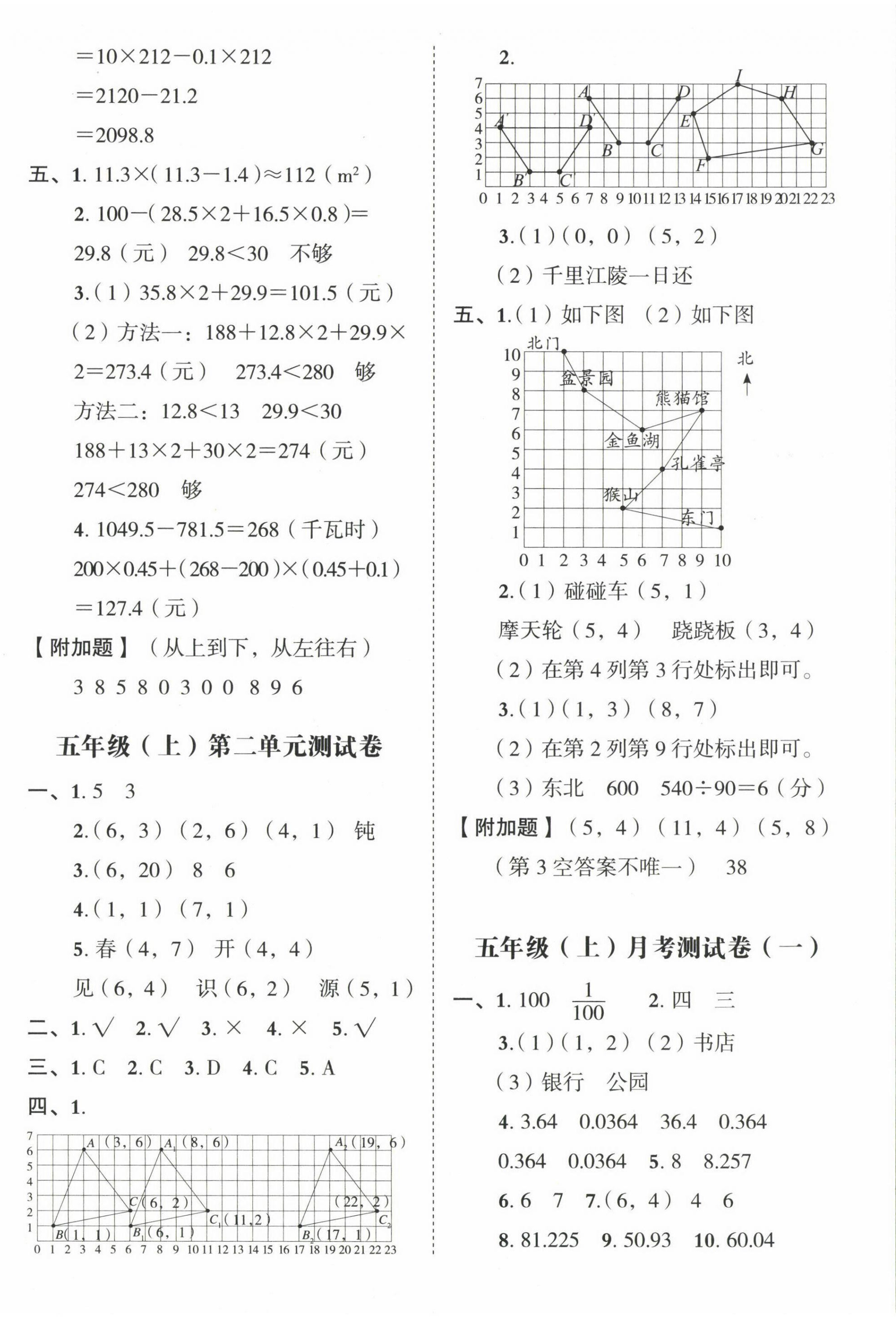 2022年名師教你沖刺期末100分五年級數(shù)學(xué)上冊人教版 第2頁