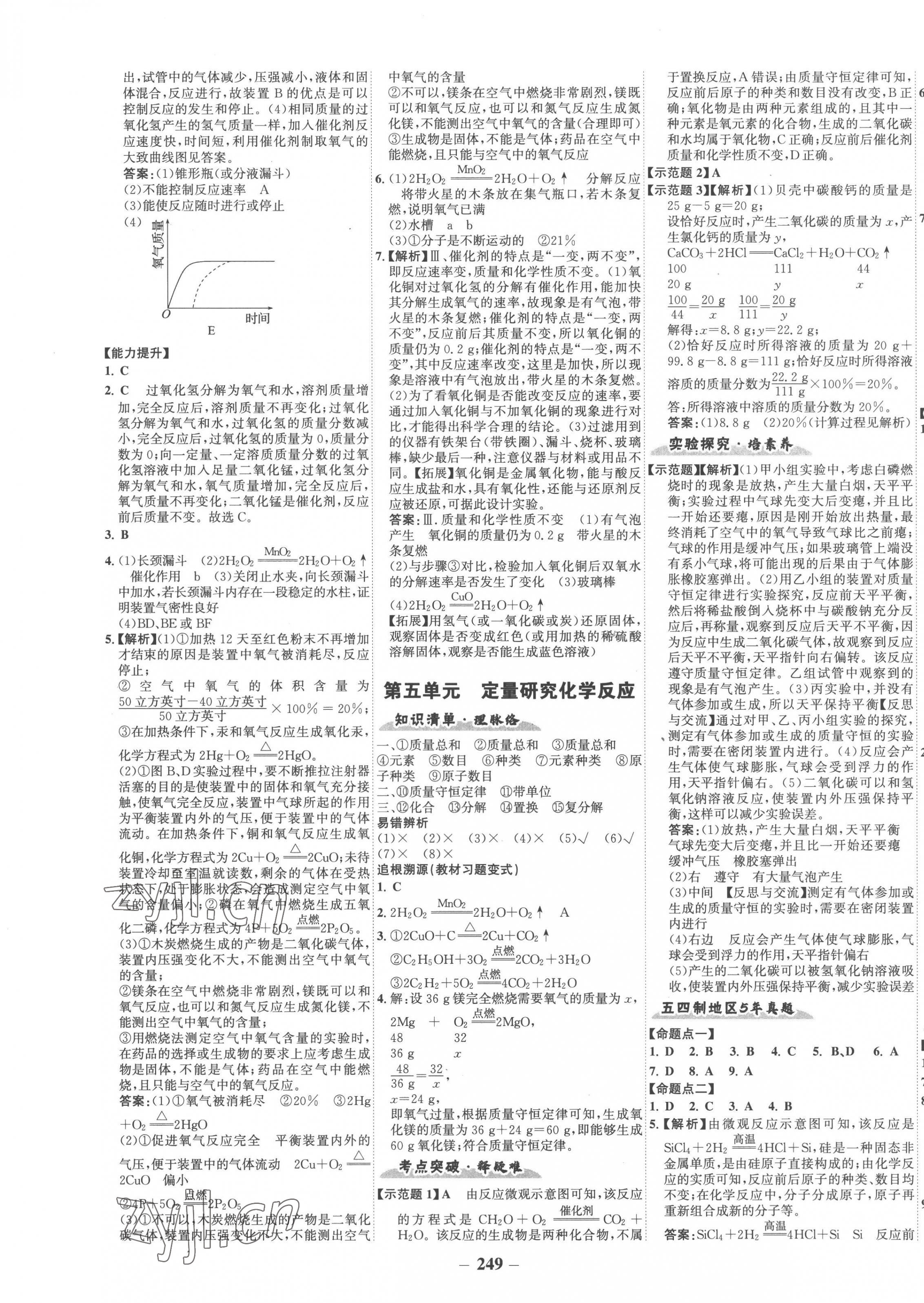 2023年世紀金榜金榜中考化學(xué)五四制 第5頁