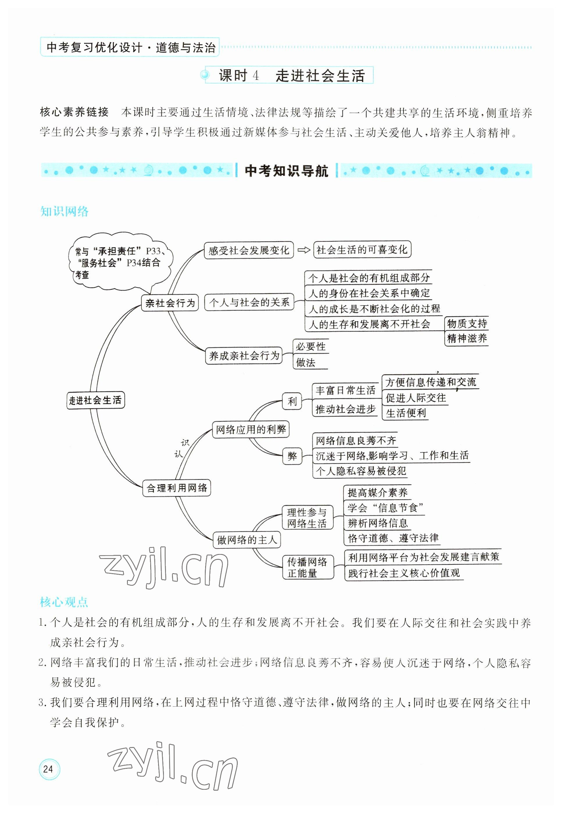 2023年冀考金榜中考總復(fù)習(xí)優(yōu)化設(shè)計(jì)道德與法治 參考答案第24頁(yè)