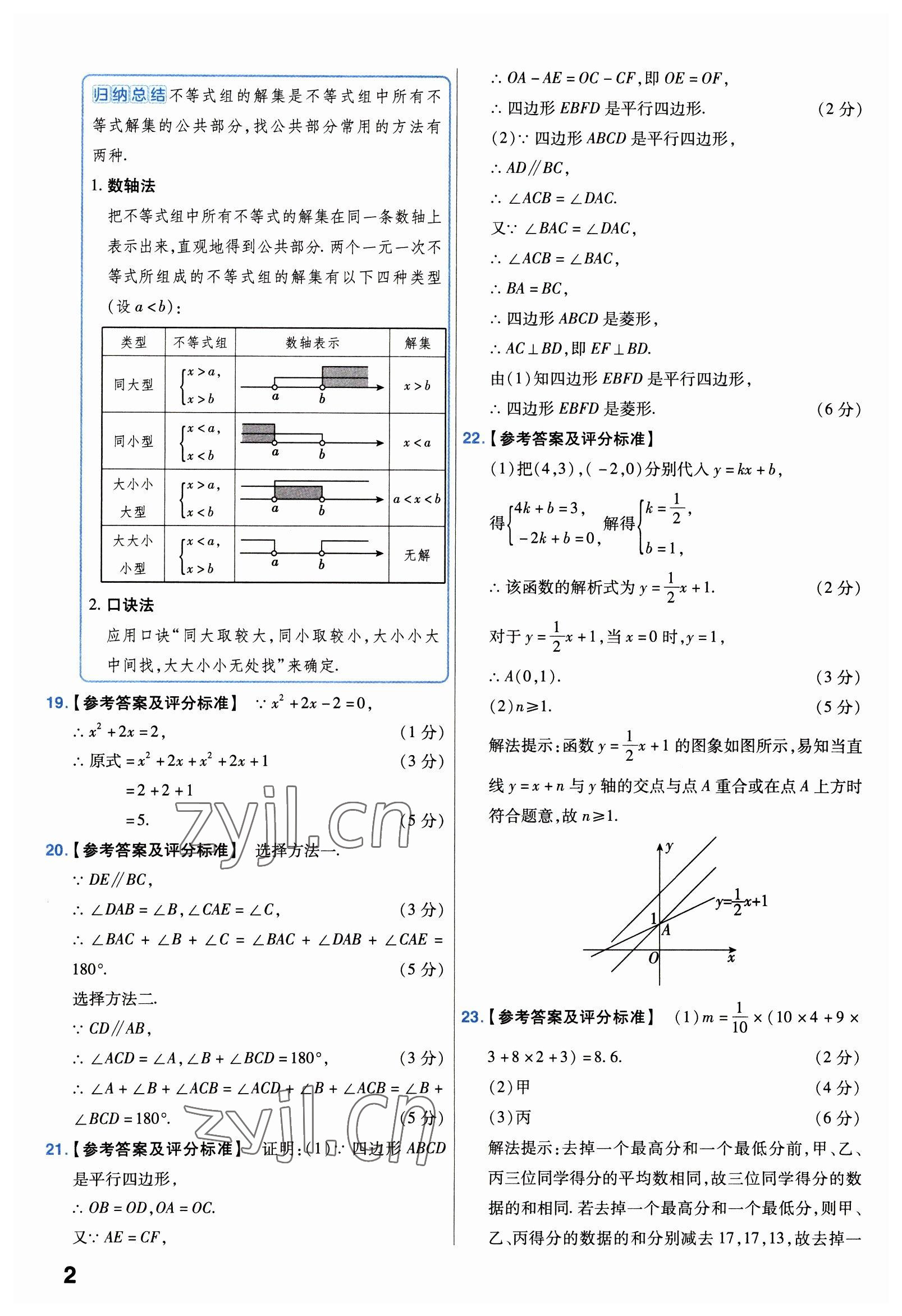 2023年金考卷中考試卷匯編45套數(shù)學(xué) 第2頁