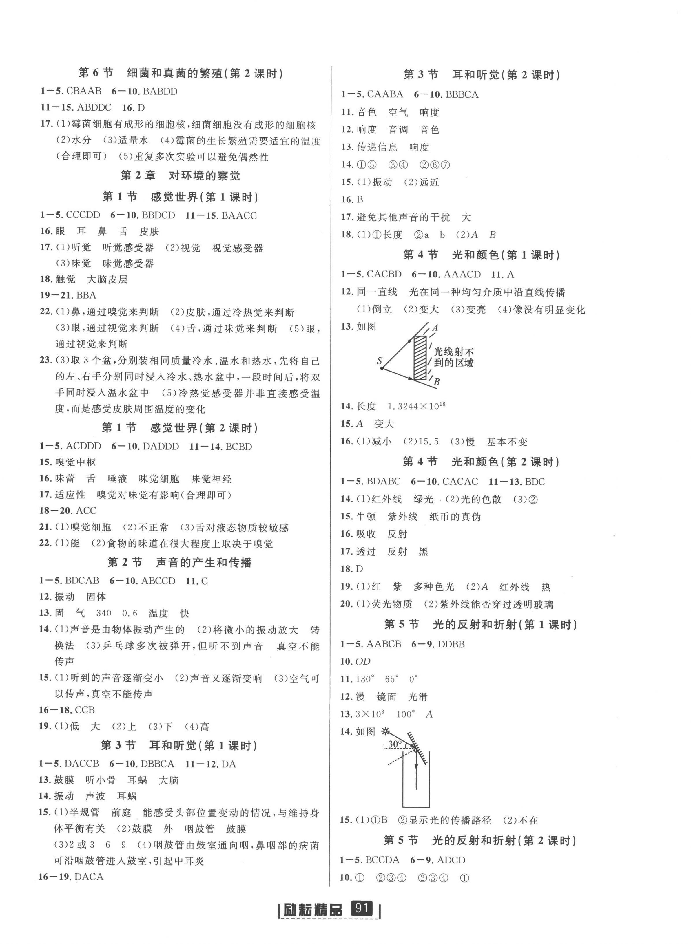 2023年勵(lì)耘書業(yè)勵(lì)耘新同步七年級(jí)科學(xué)下冊(cè)浙教版 第2頁(yè)