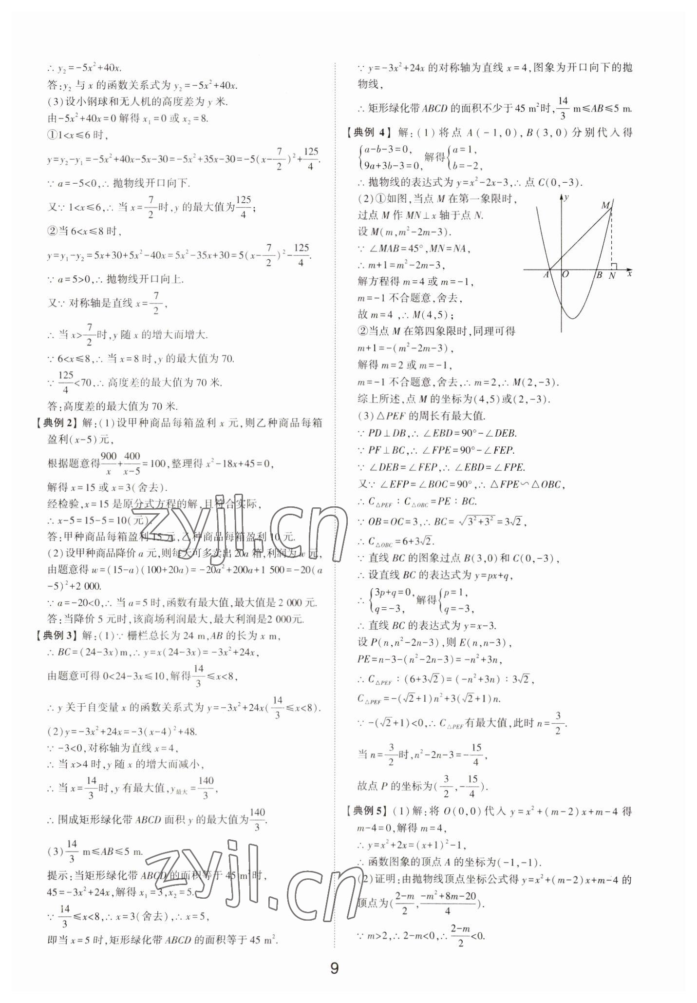 2023年初中總復(fù)習(xí)手冊(cè)數(shù)學(xué)山東科學(xué)技術(shù)出版社 第9頁(yè)