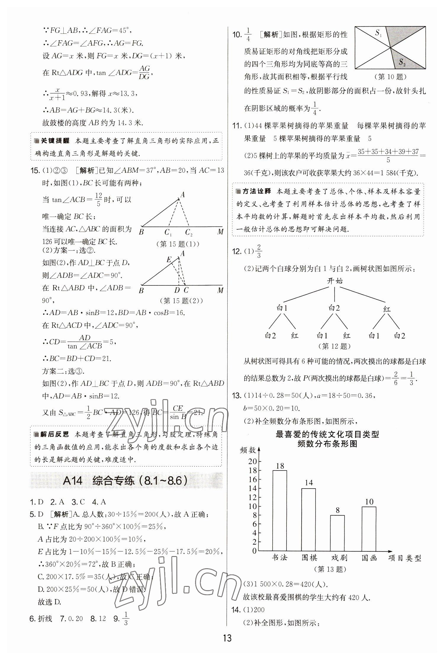 2022年期末闖關制勝金卷九年級數(shù)學全一冊蘇科版 第13頁