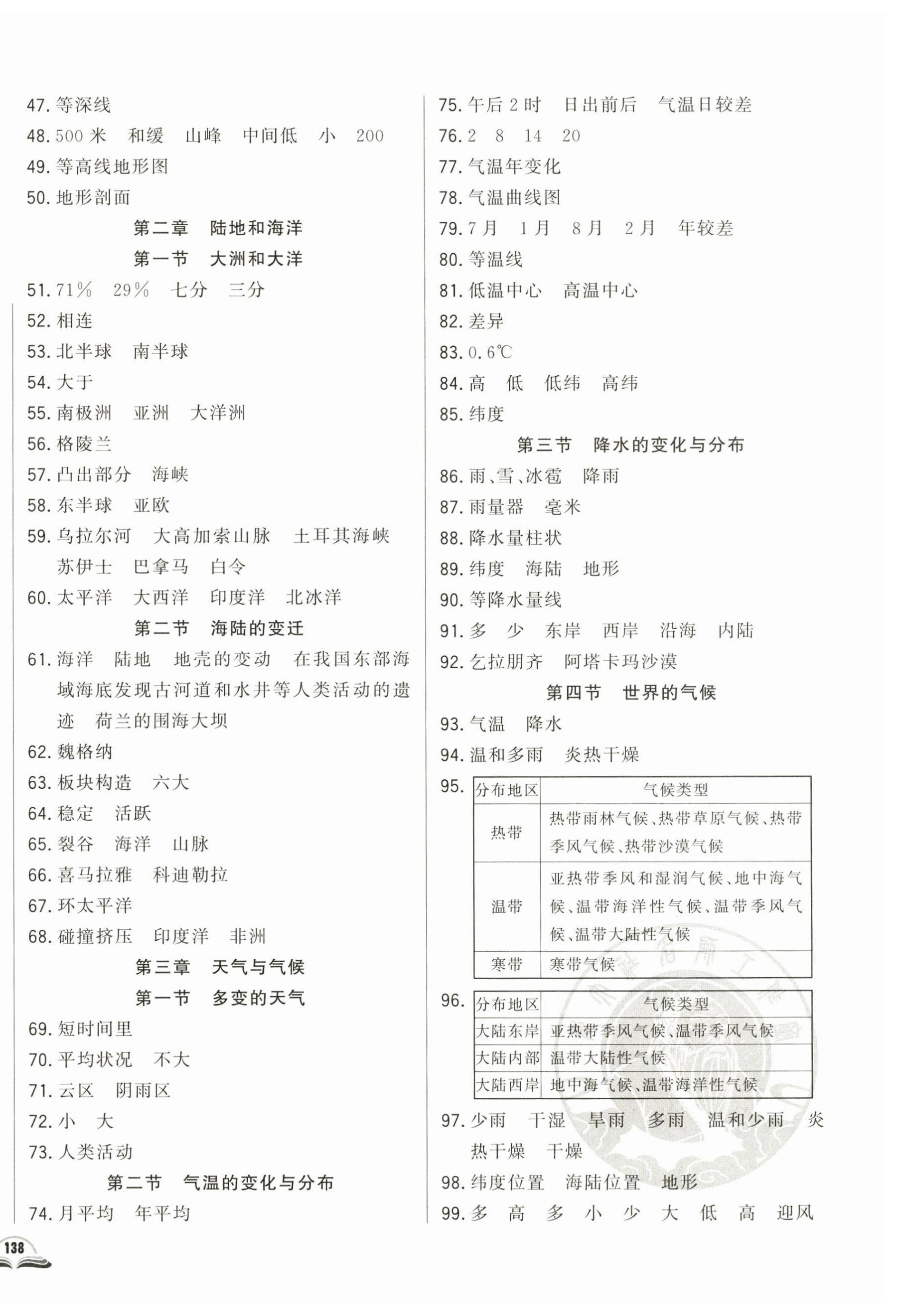 2023年勝券在握初中總復(fù)習(xí)地理人教版 參考答案第2頁