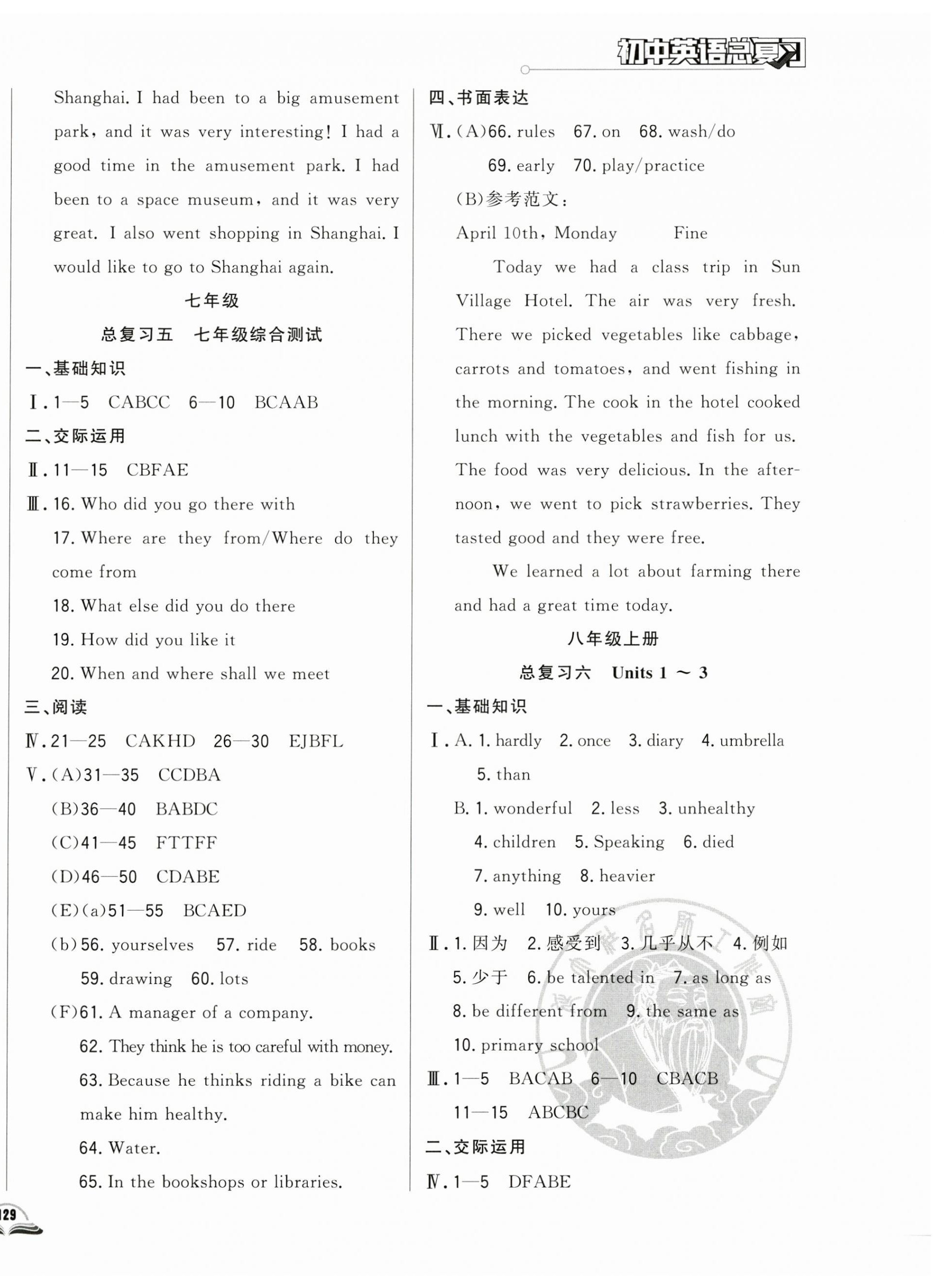 2023年勝券在握初中總復(fù)習(xí)英語人教版吉林專版 第4頁