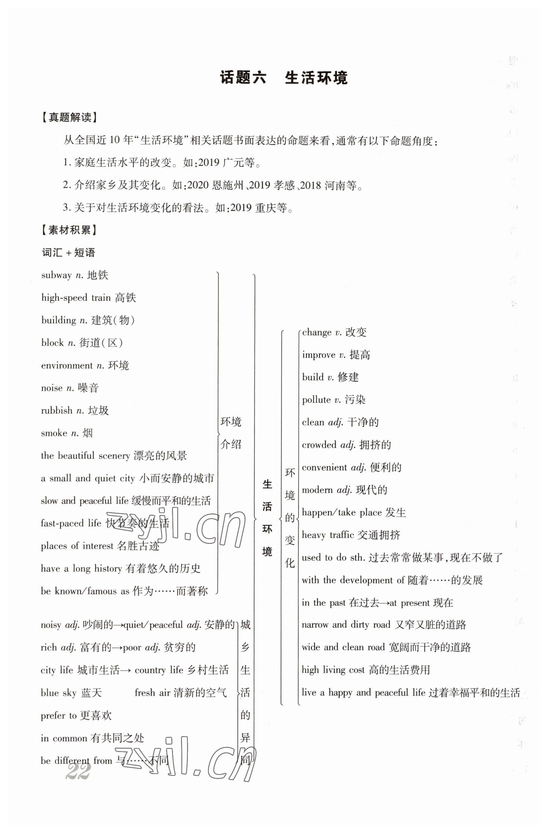 2023年新思路鄭州大學(xué)出版社英語(yǔ)課標(biāo)版河南專(zhuān)版 參考答案第22頁(yè)