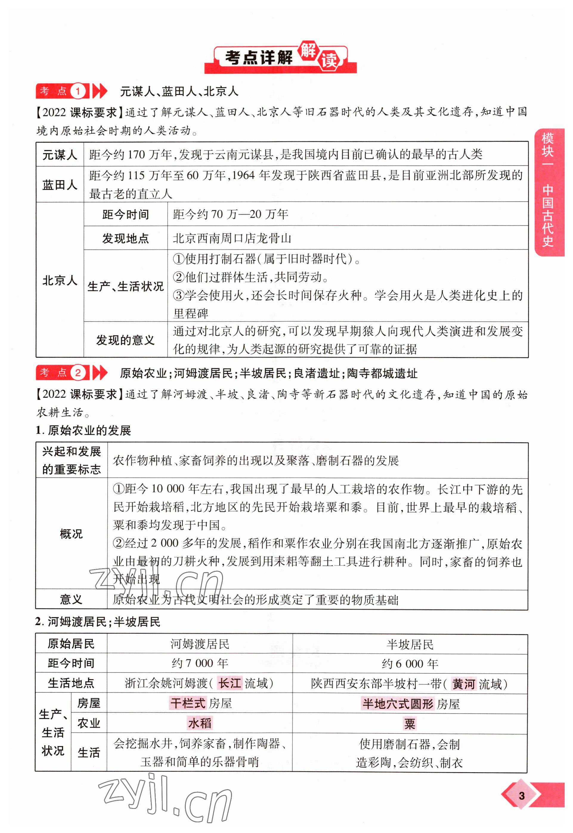 2023年新思路鄭州大學(xué)出版社歷史河南專版 參考答案第3頁