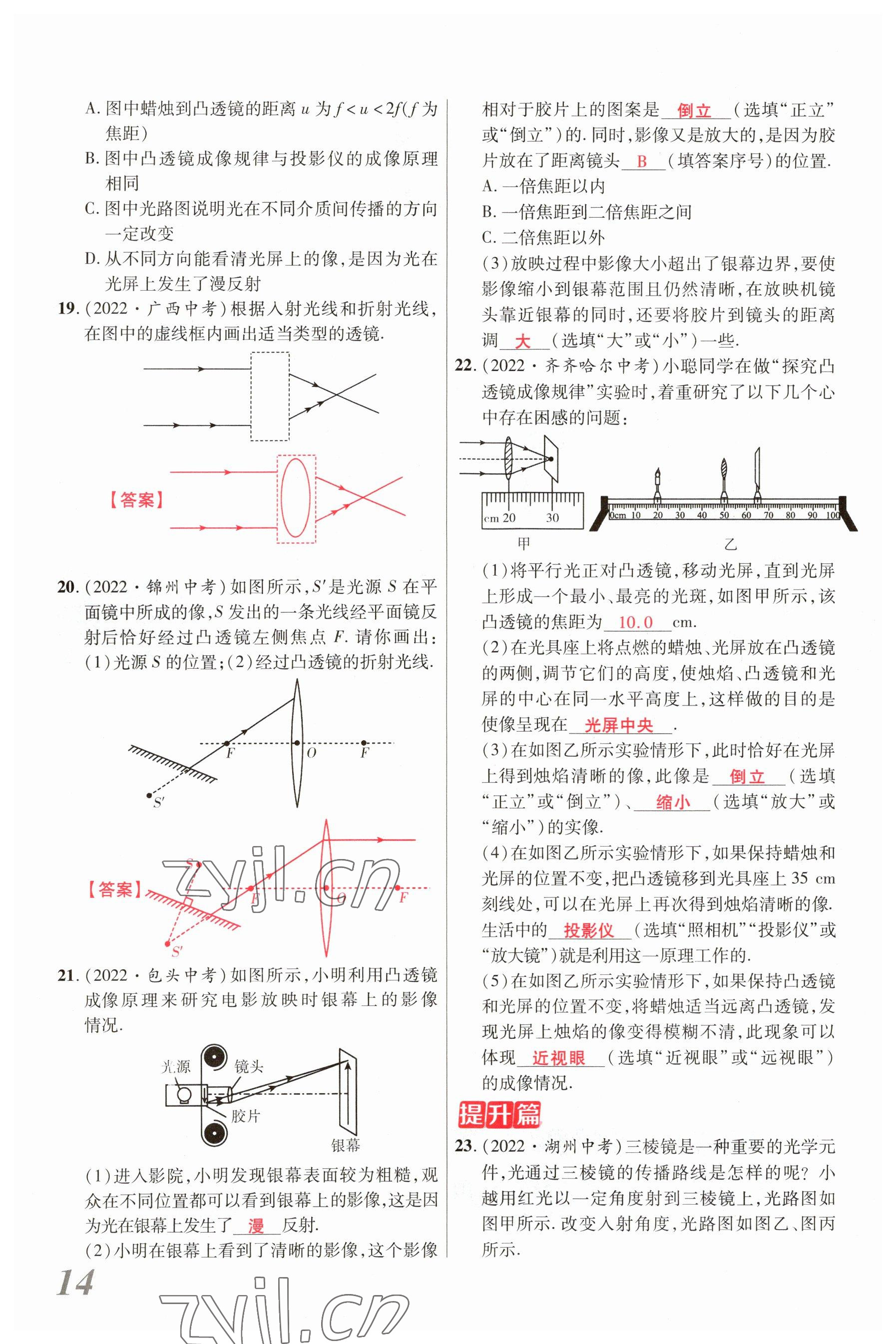 2023年新思路鄭州大學(xué)出版社物理河南專版 參考答案第13頁