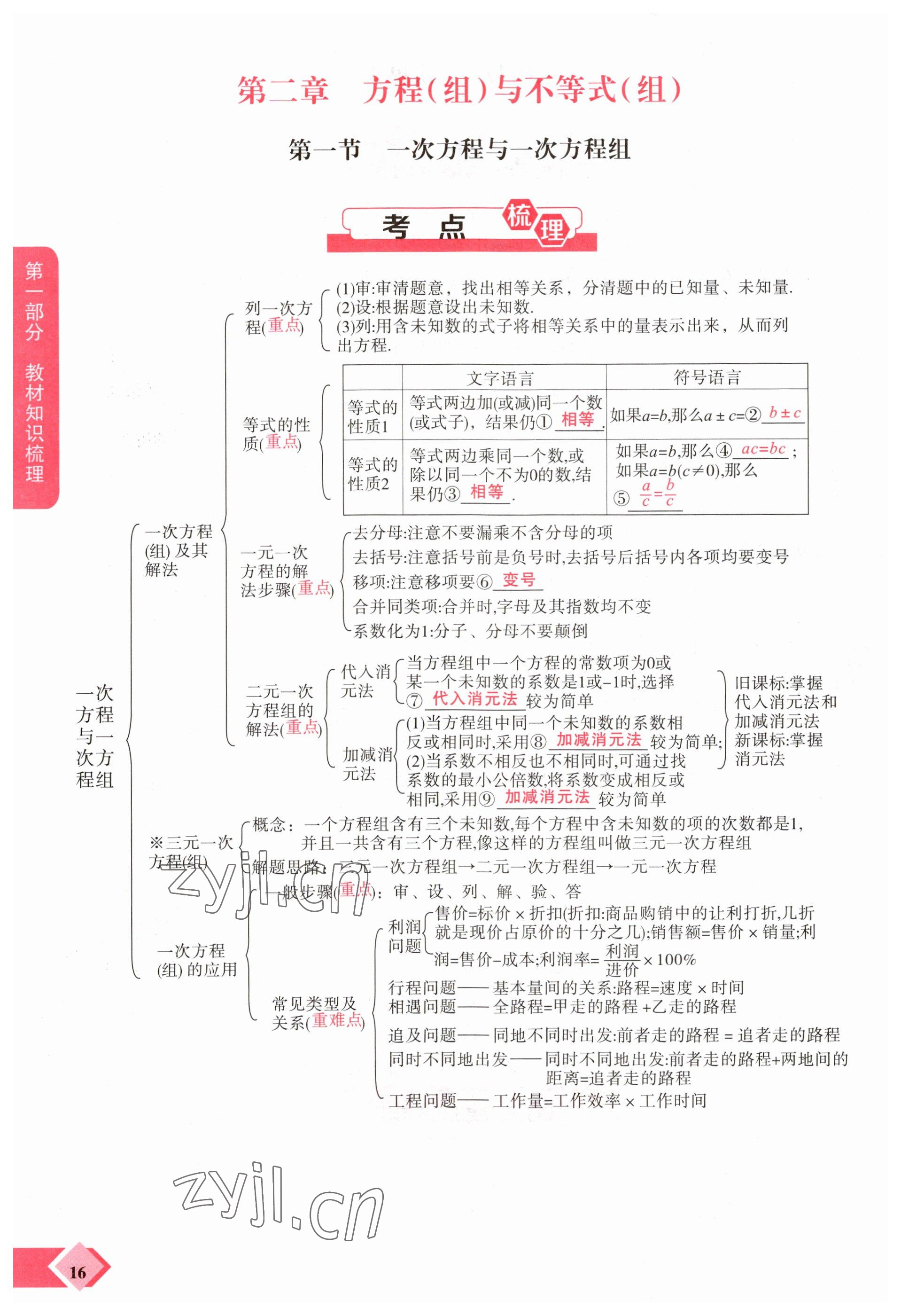 2023年新思路鄭州大學出版社數學河南專版 參考答案第16頁
