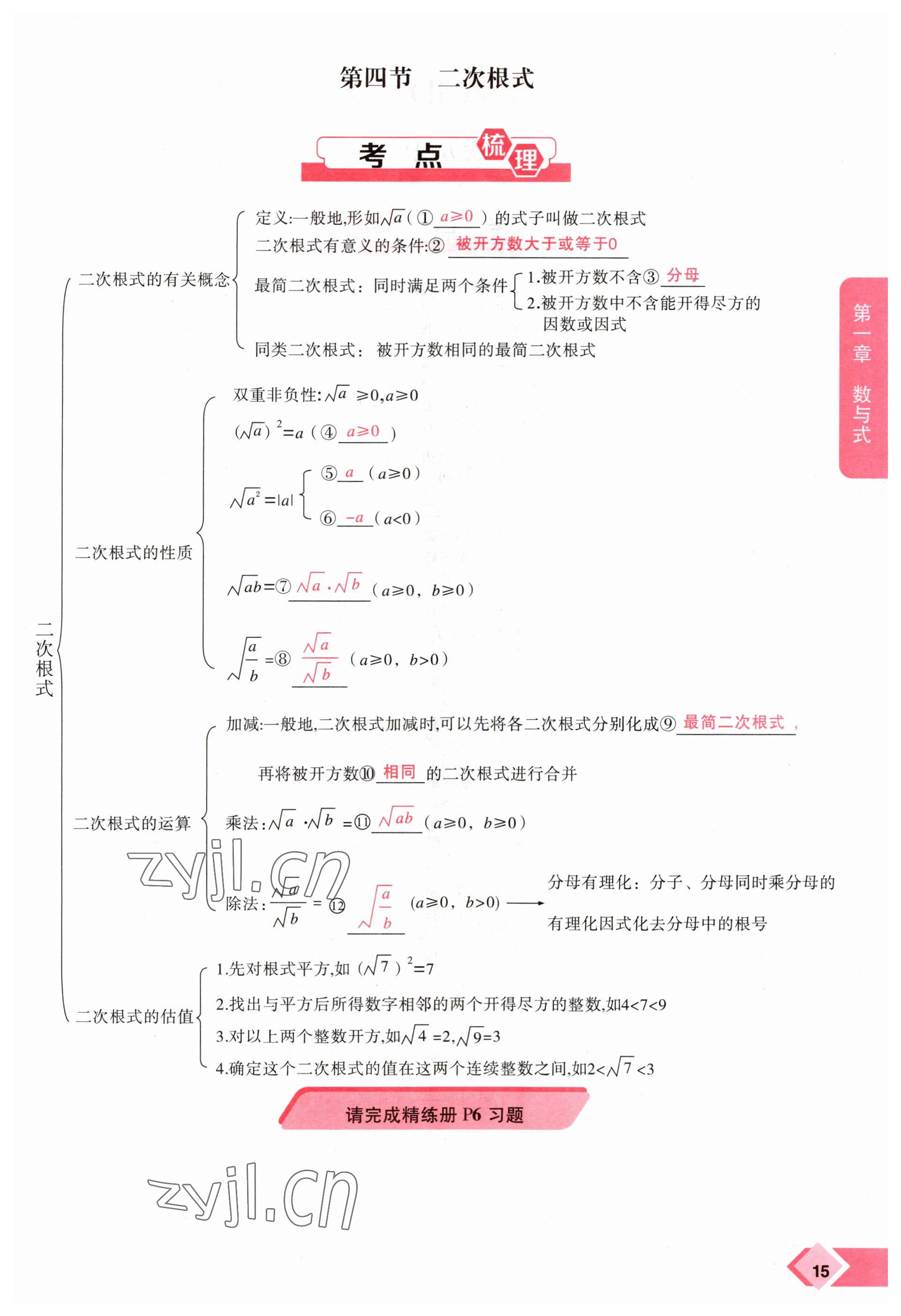 2023年新思路鄭州大學出版社數學河南專版 參考答案第15頁
