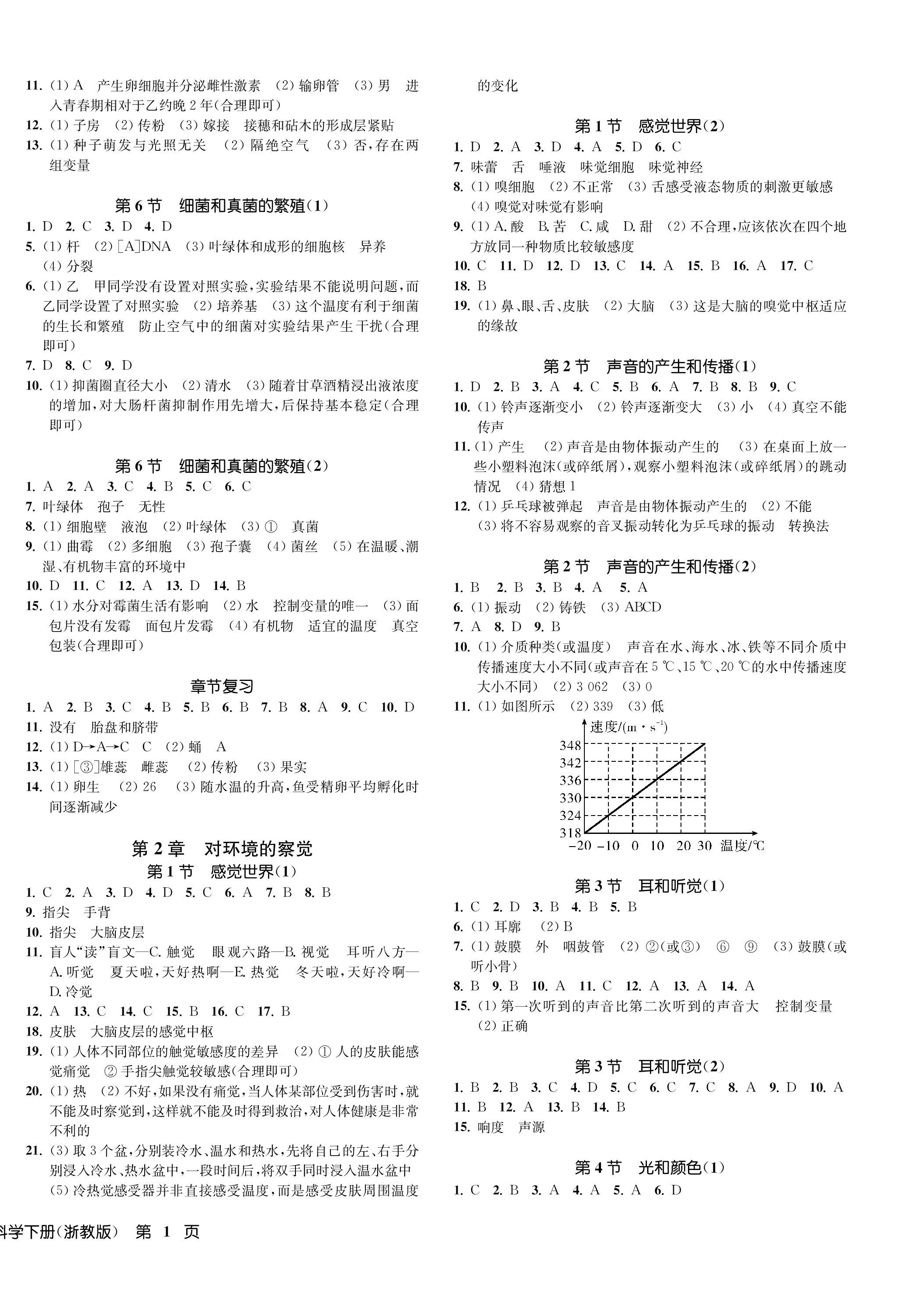 2023年一閱優(yōu)品作業(yè)本七年級科學(xué)下冊浙教版 第2頁