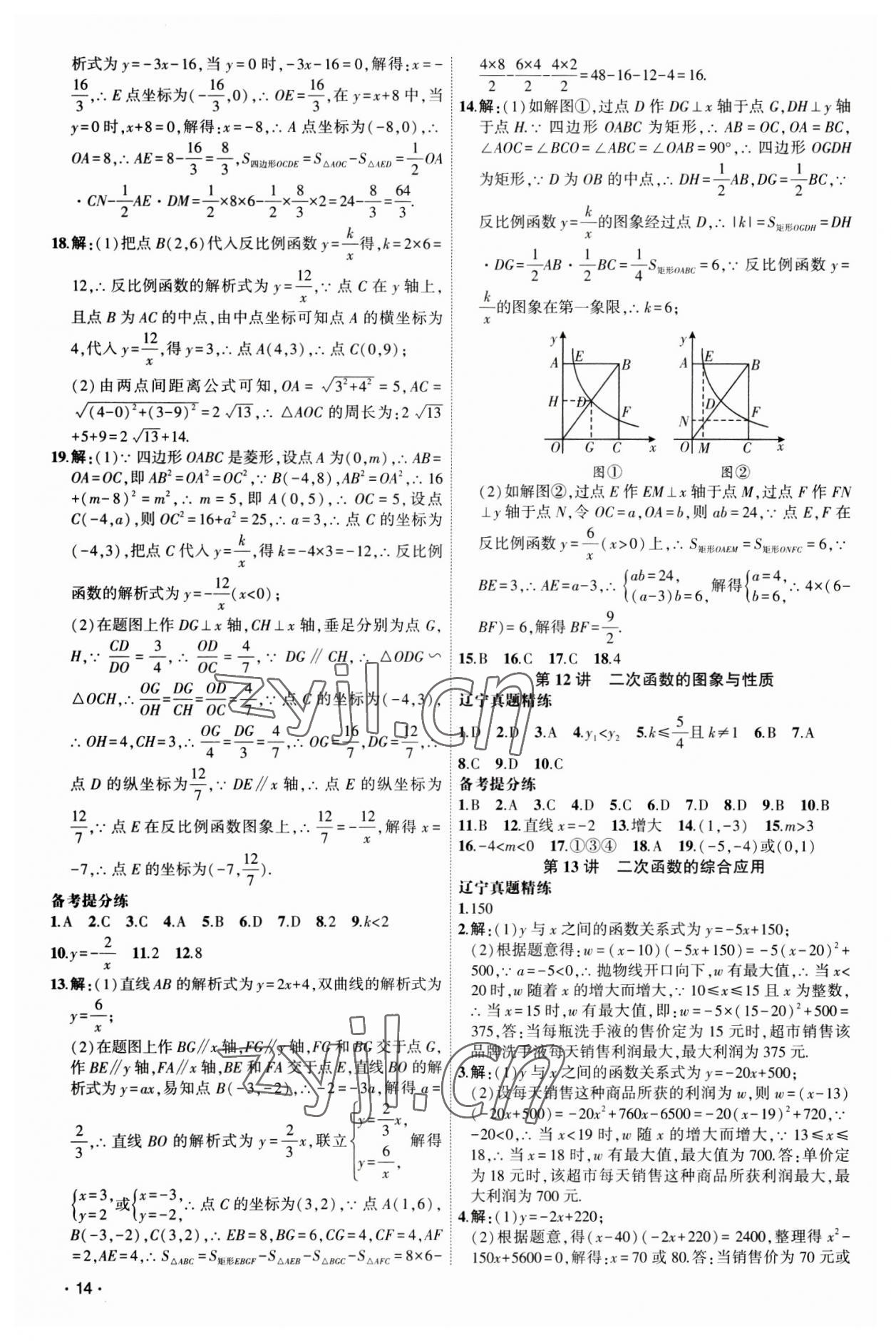 2023年聚焦中考數(shù)學(xué)遼寧專版 第14頁(yè)