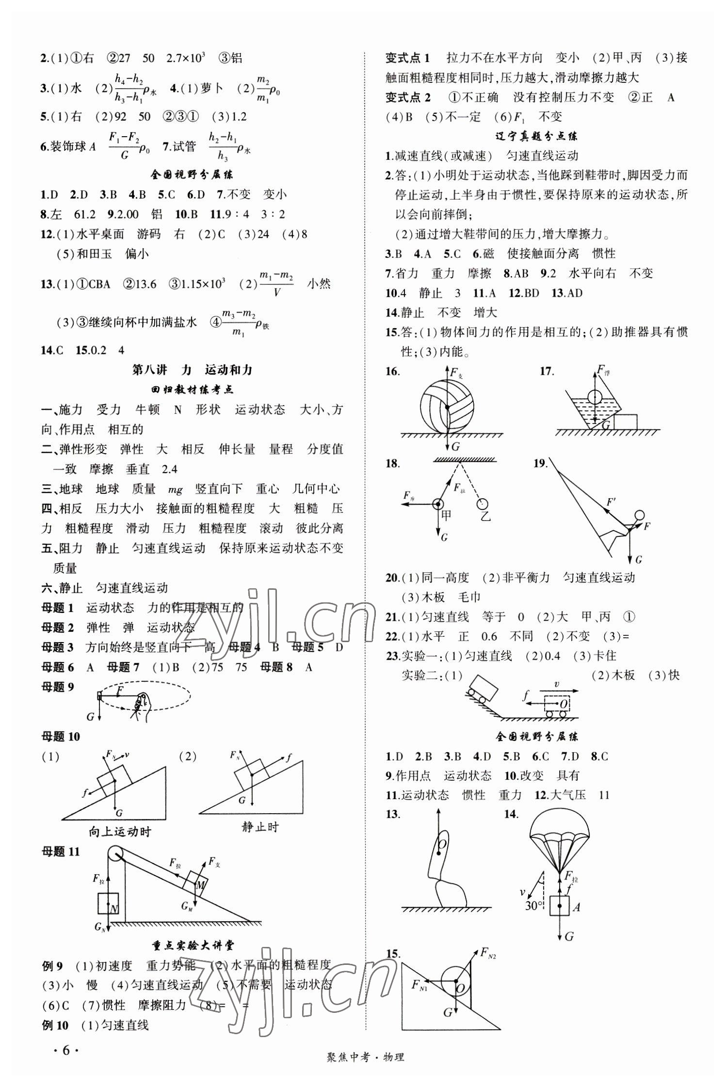 2023年聚焦中考物理遼寧專(zhuān)版 第6頁(yè)