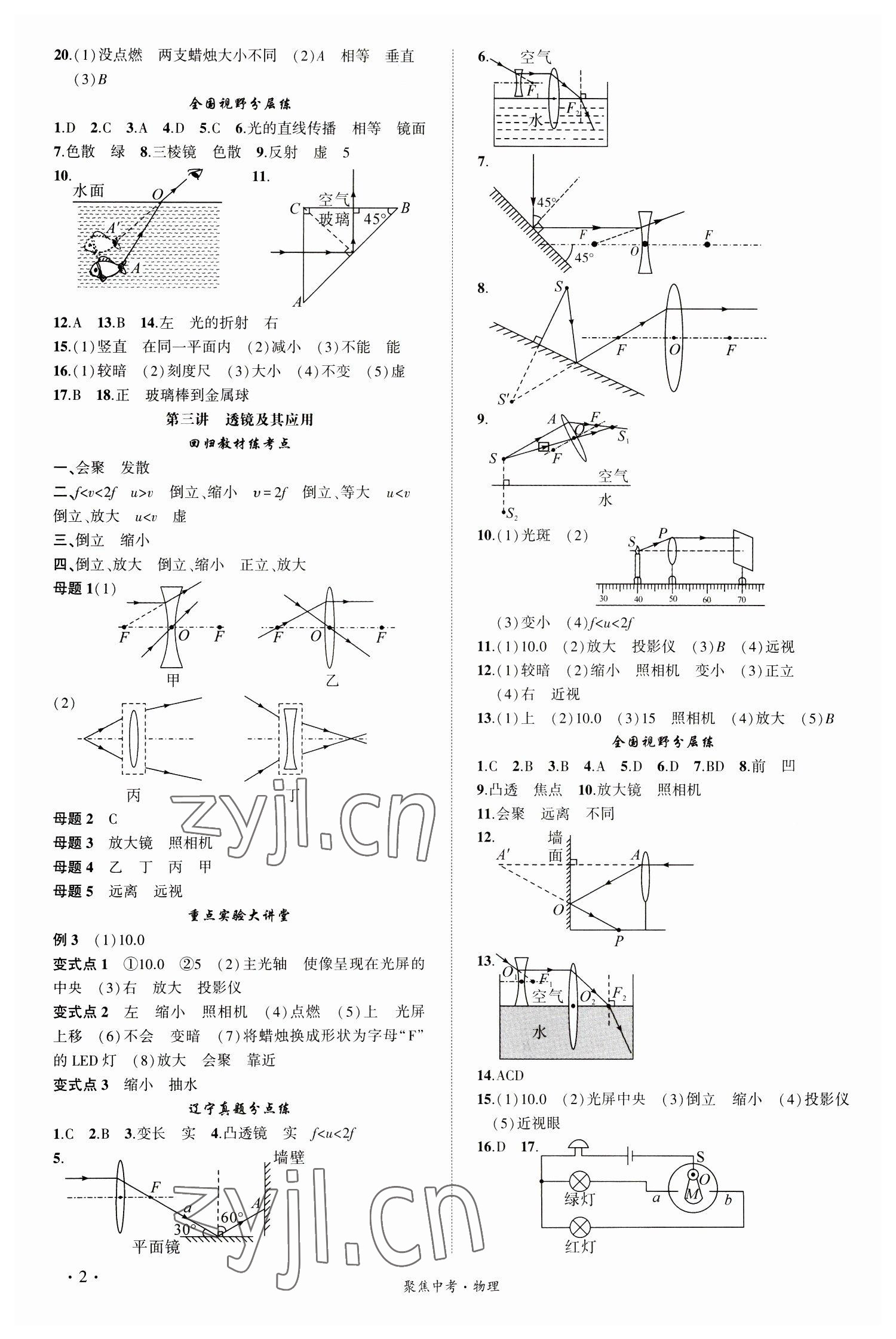 2023年聚焦中考物理遼寧專版 第2頁