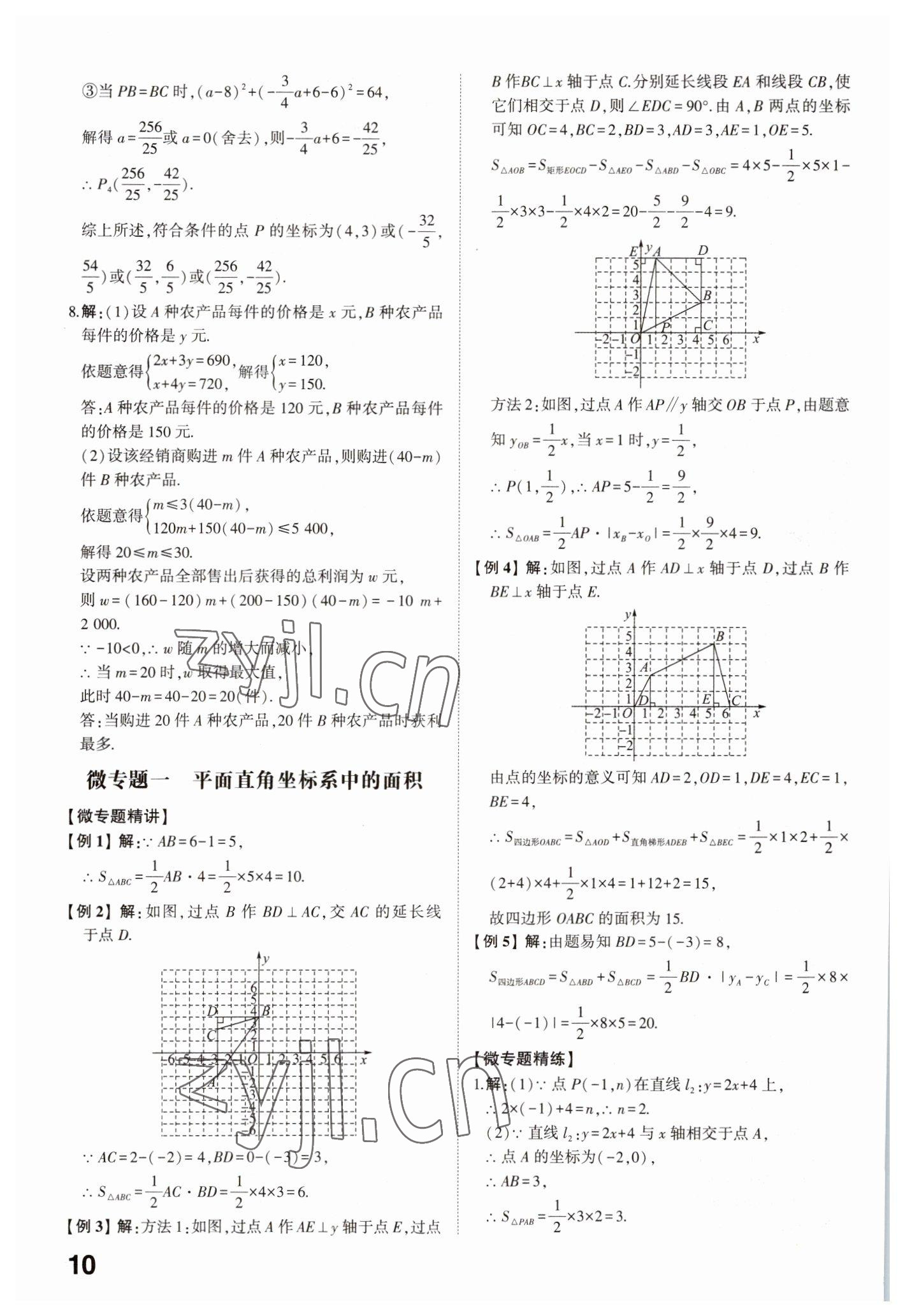 2023年中考備戰(zhàn)數(shù)學(xué)濟(jì)寧專版 參考答案第9頁(yè)