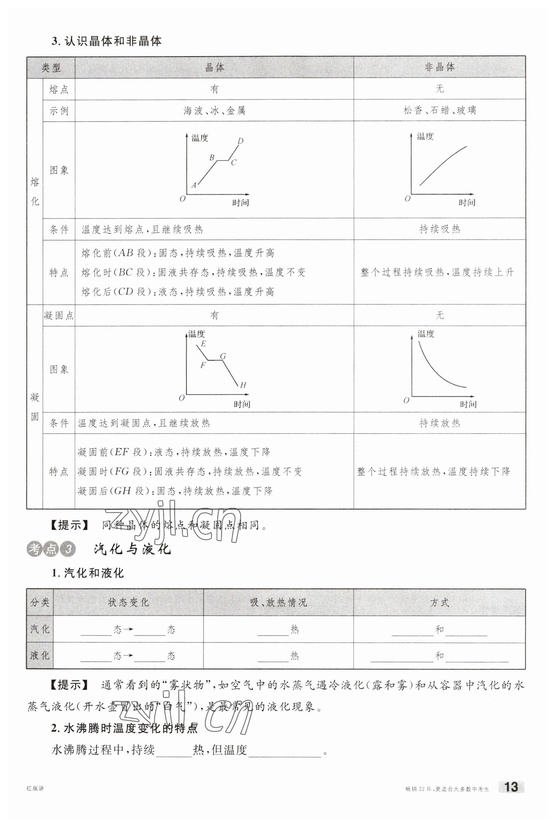 2023年火线100天中考滚动复习法物理南充专版 参考答案第13页