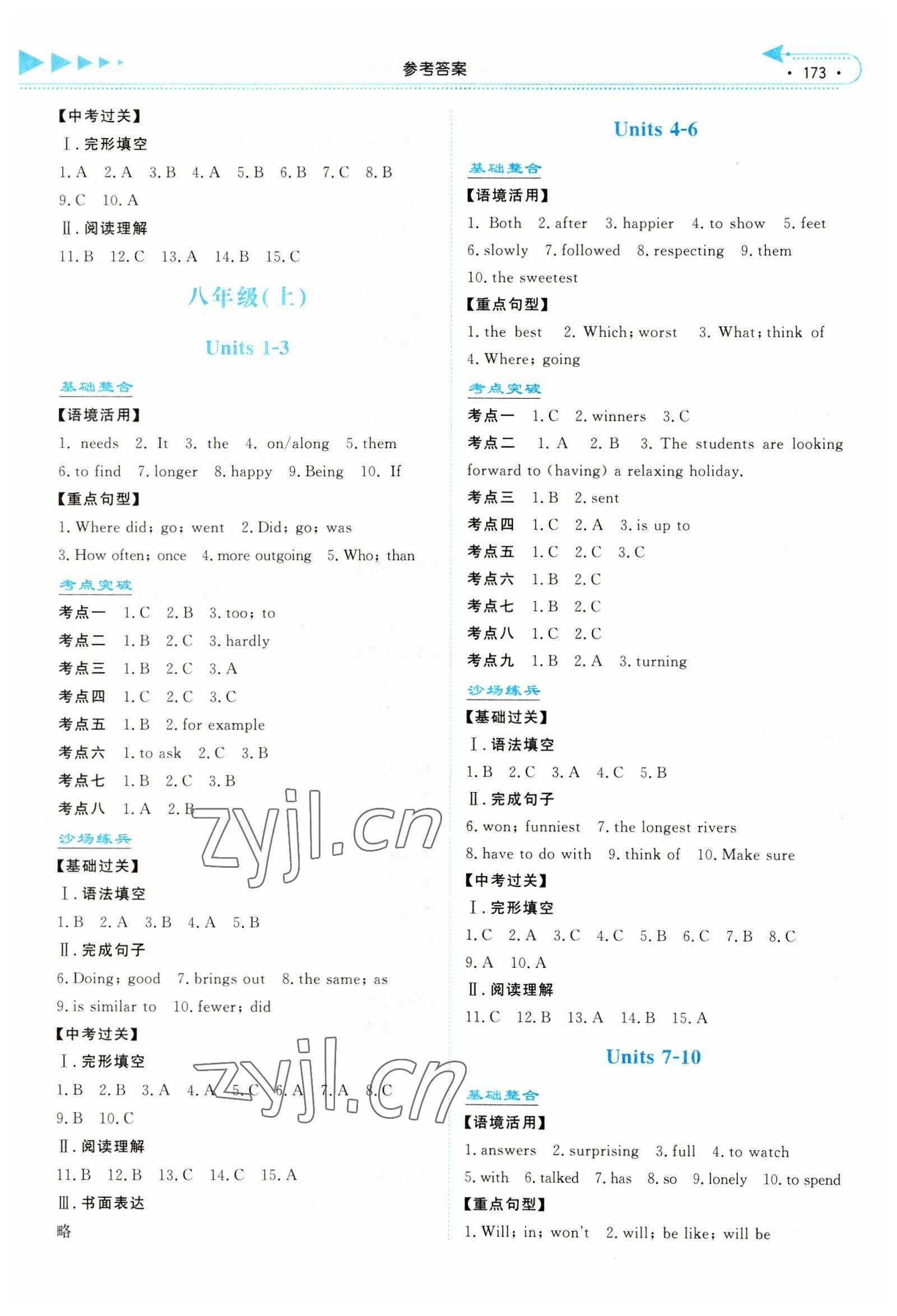 2023年湘教考苑中考總復習英語衡陽版 第3頁