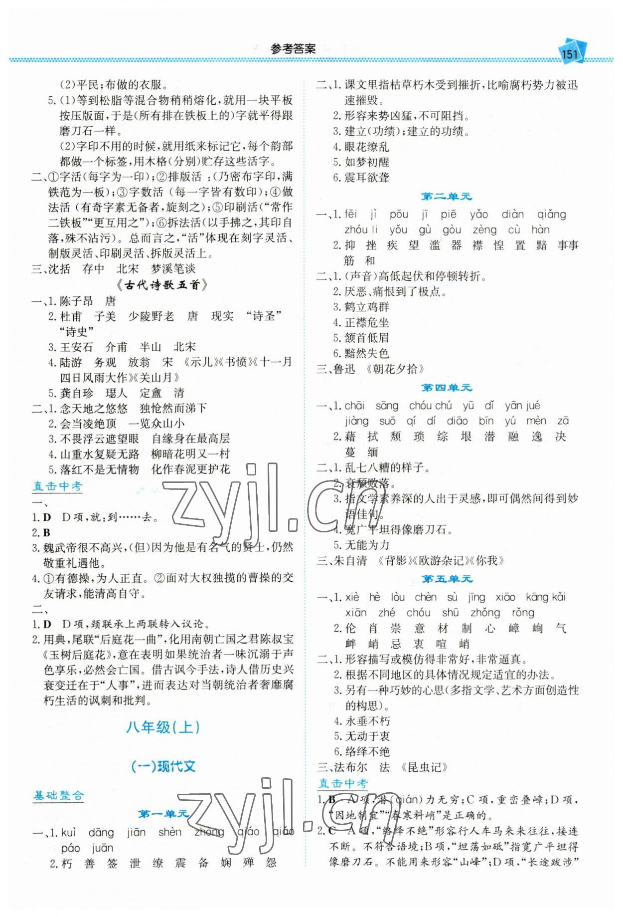 2023年湘教考苑中考總復(fù)習(xí)語文婁底專版 第5頁