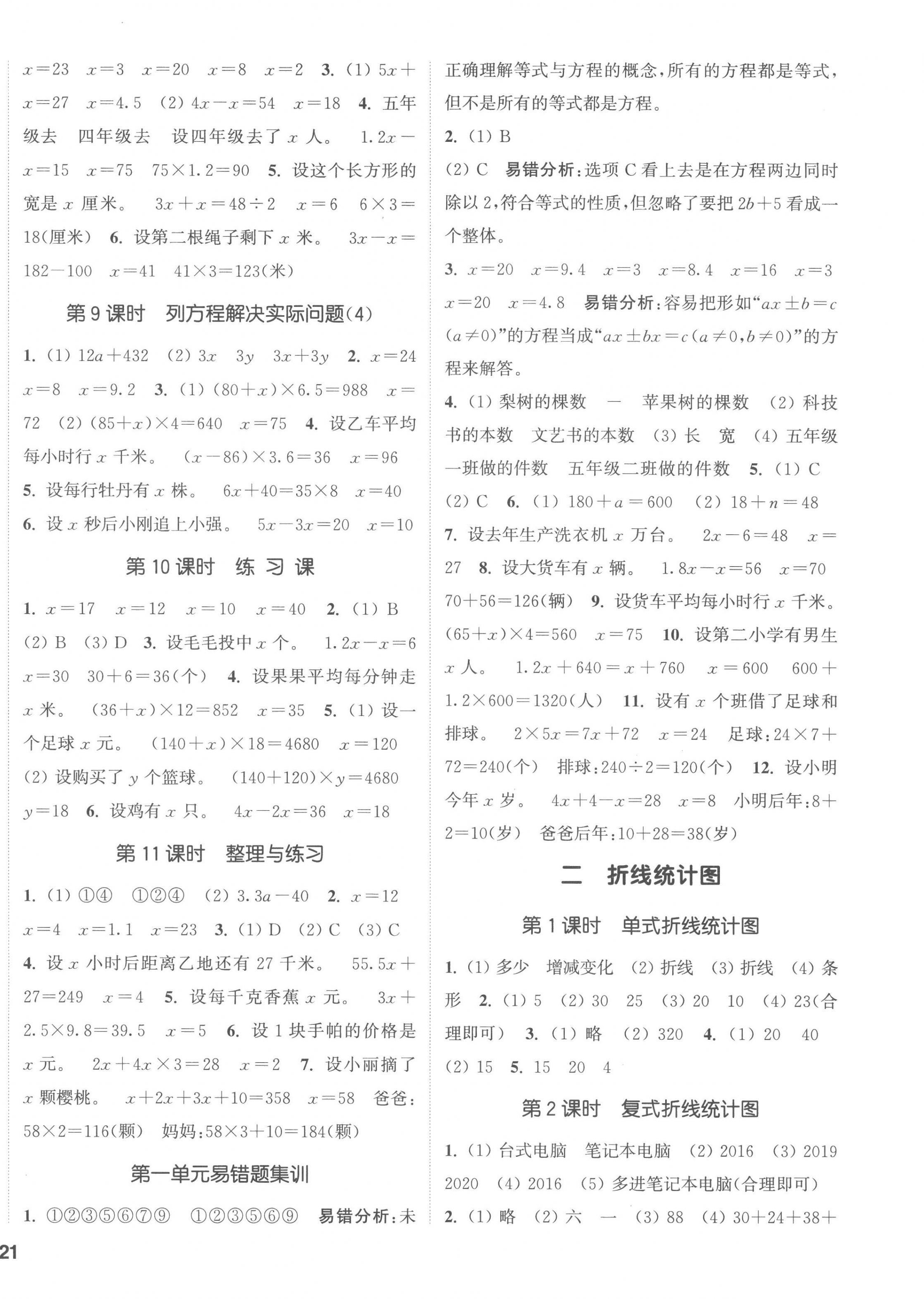 2023年通城學(xué)典課時新體驗五年級數(shù)學(xué)下冊蘇教版 第2頁