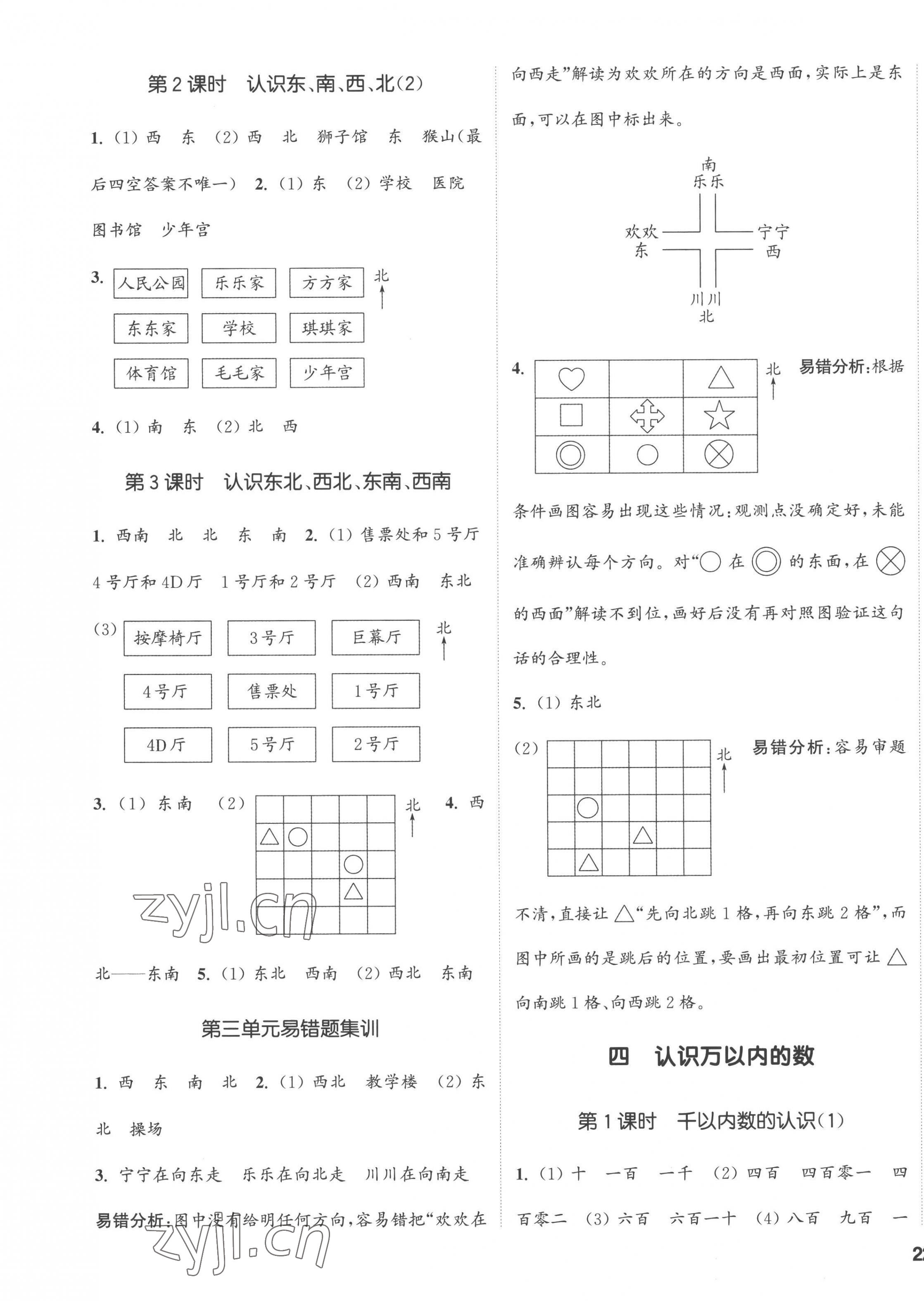 2023年通城學(xué)典課時(shí)新體驗(yàn)二年級(jí)數(shù)學(xué)下冊(cè)蘇教版 第3頁(yè)