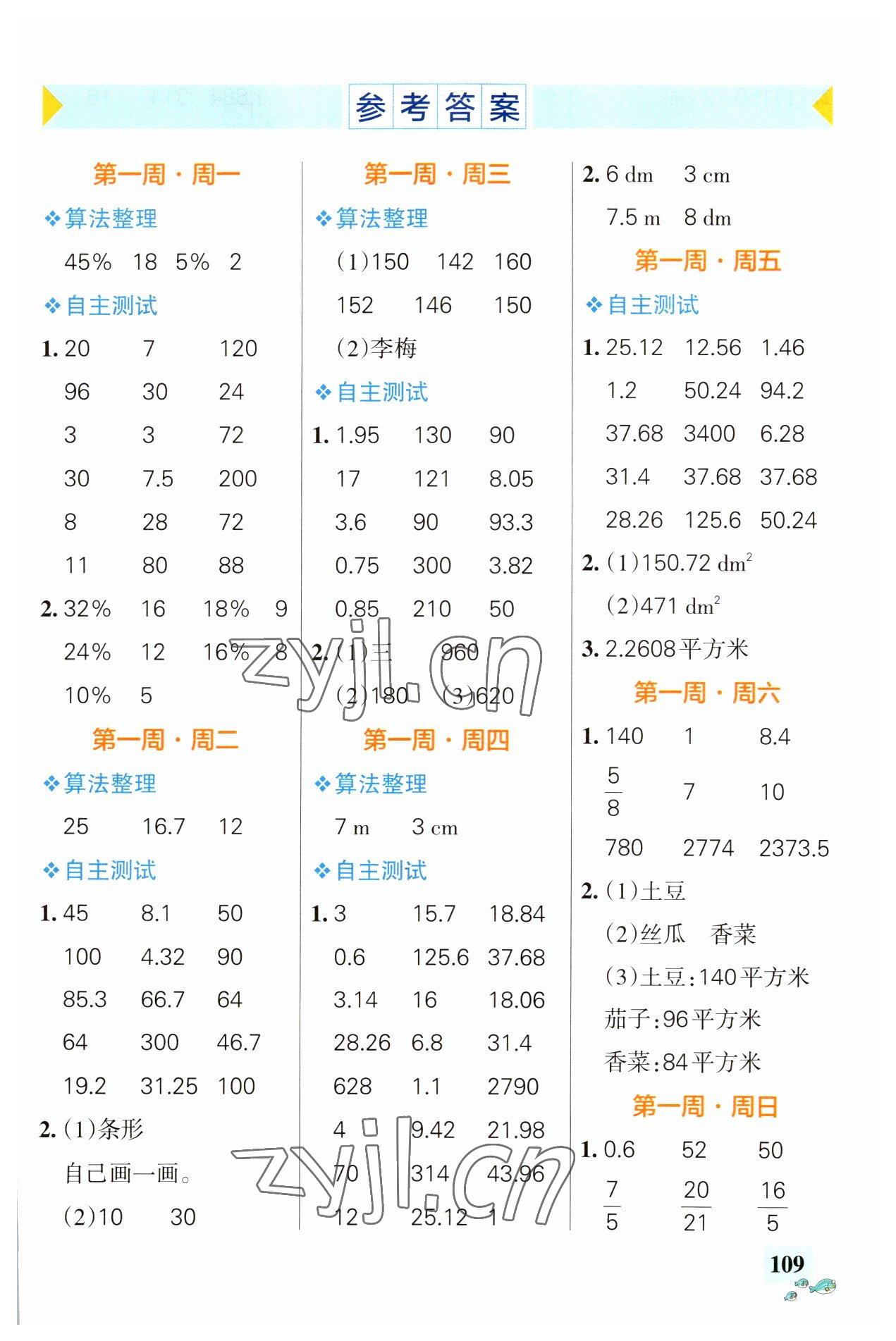 2023年小學(xué)學(xué)霸天天計(jì)算六年級(jí)數(shù)學(xué)下冊(cè)蘇教版 第1頁