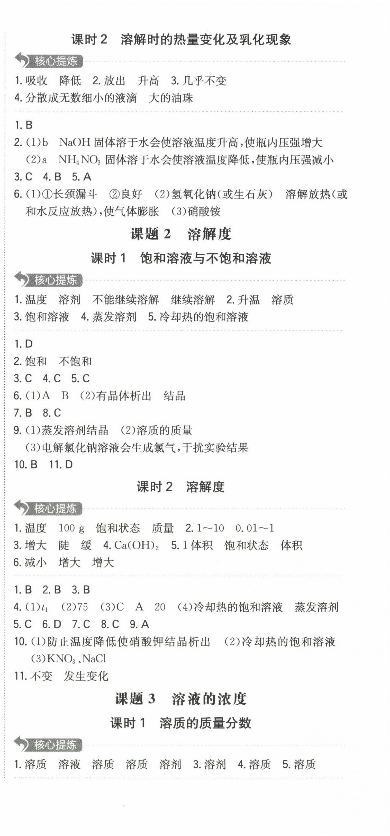 2023年一本同步训练九年级初中化学下册人教版 第6页