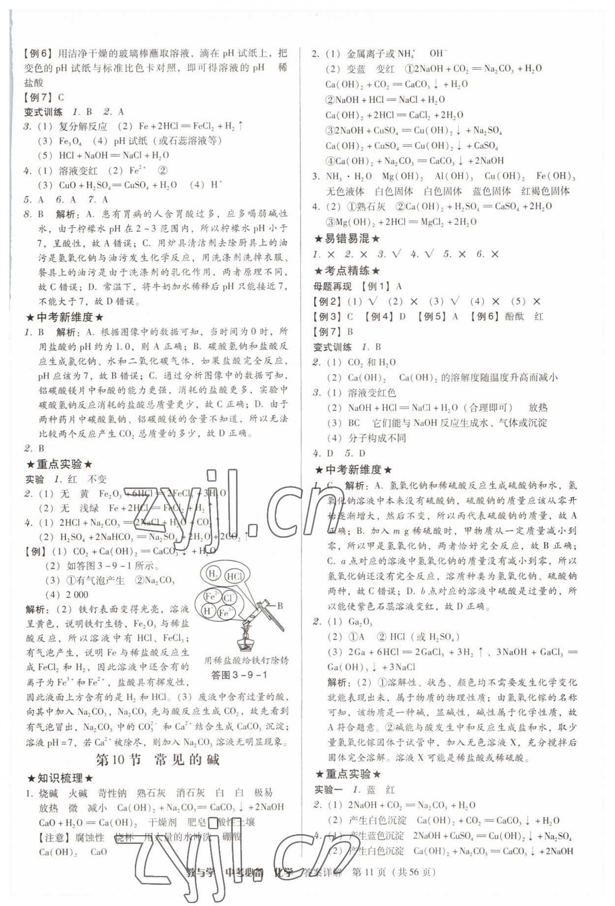 2023年教與學中考必備化學 第11頁