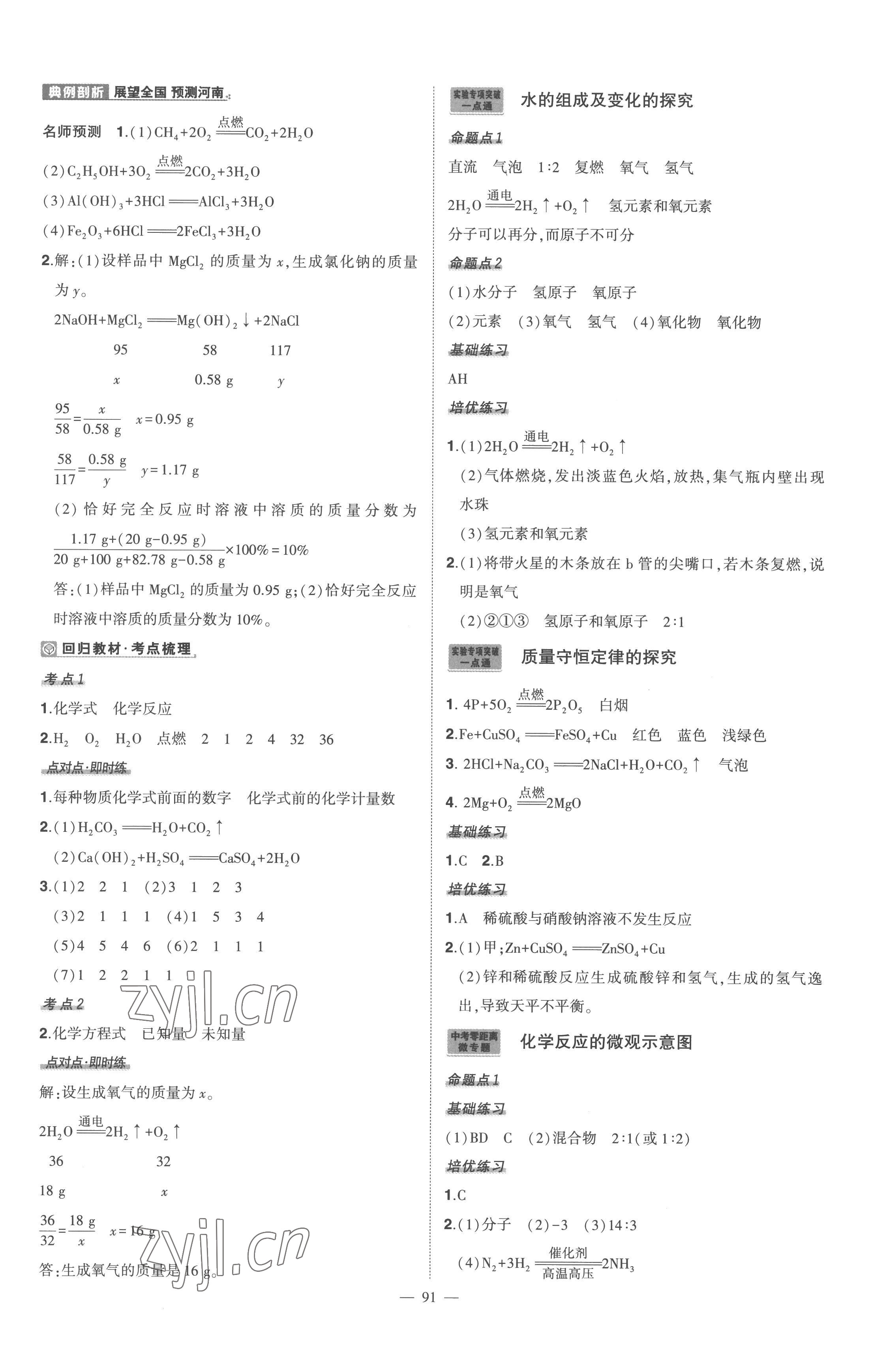 2023年河南中考南方出版社化學(xué)中考 第11頁