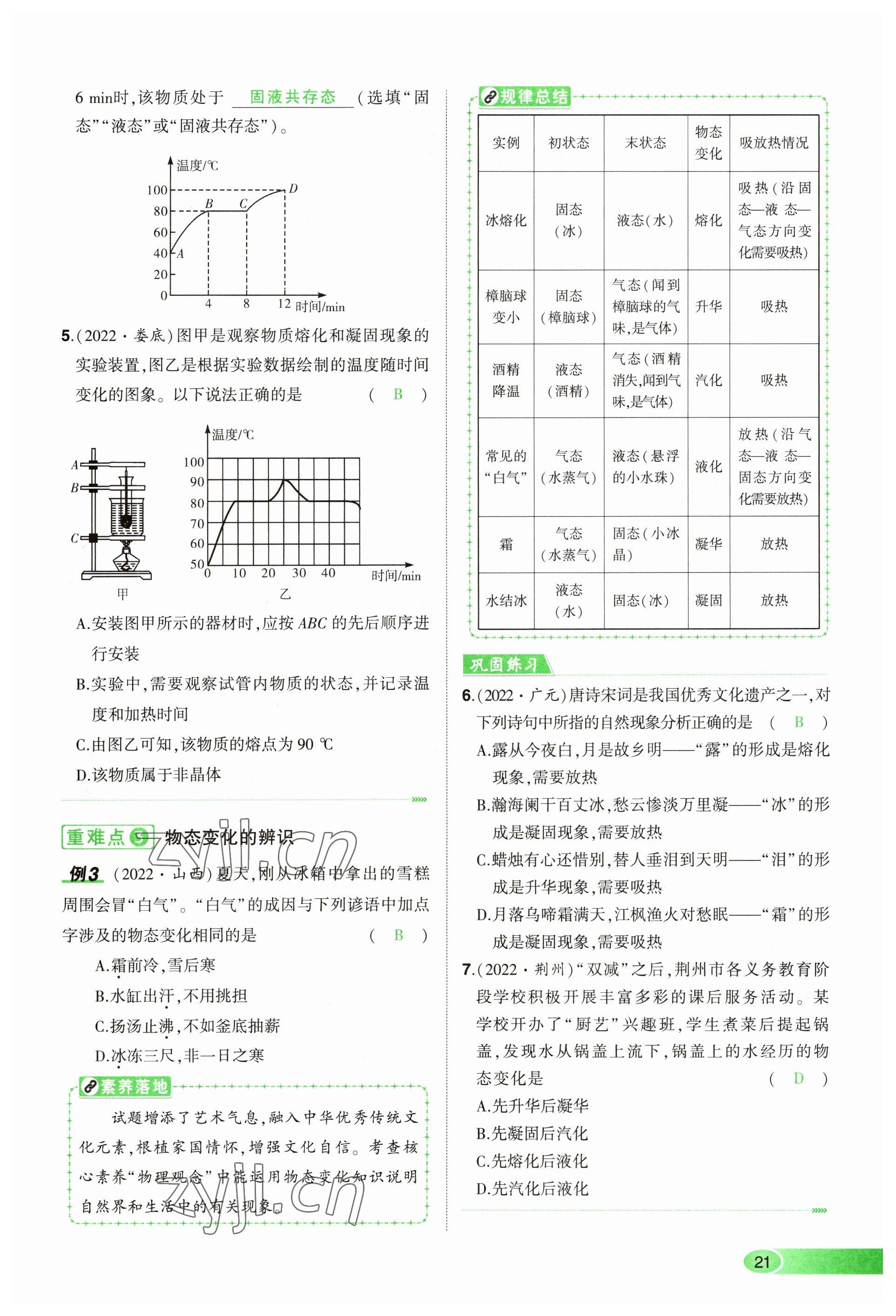 2023年河南中考命題非常解讀物理 參考答案第21頁