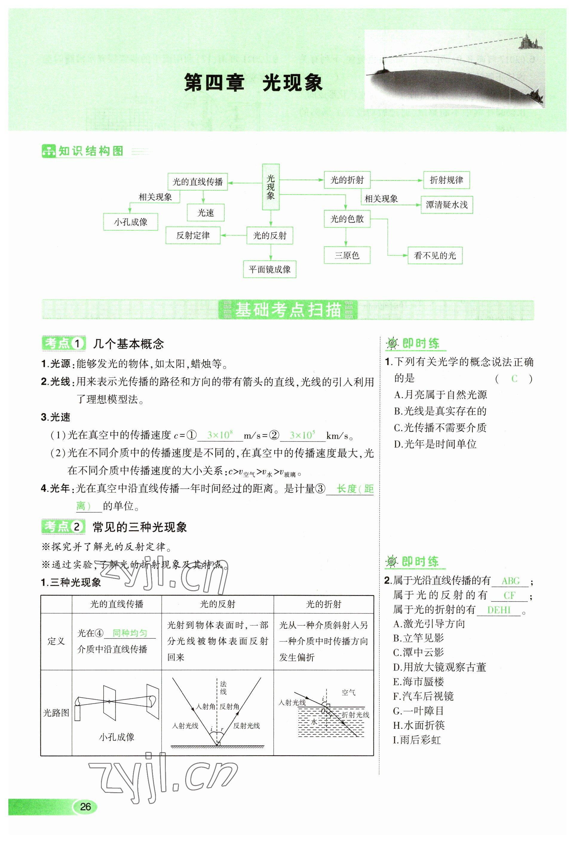 2023年河南中考命題非常解讀物理 參考答案第26頁