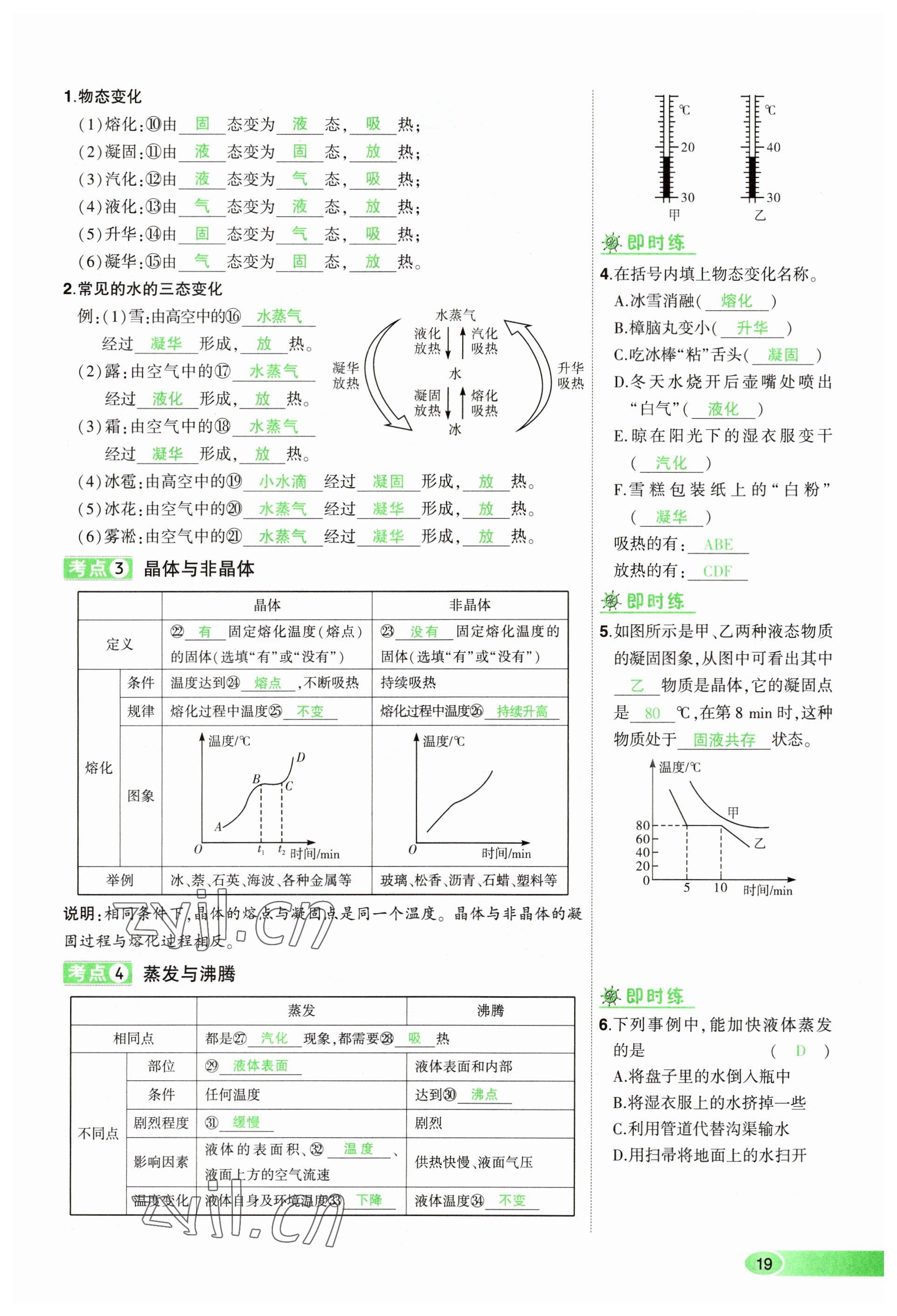 2023年河南中考命題非常解讀物理 參考答案第19頁