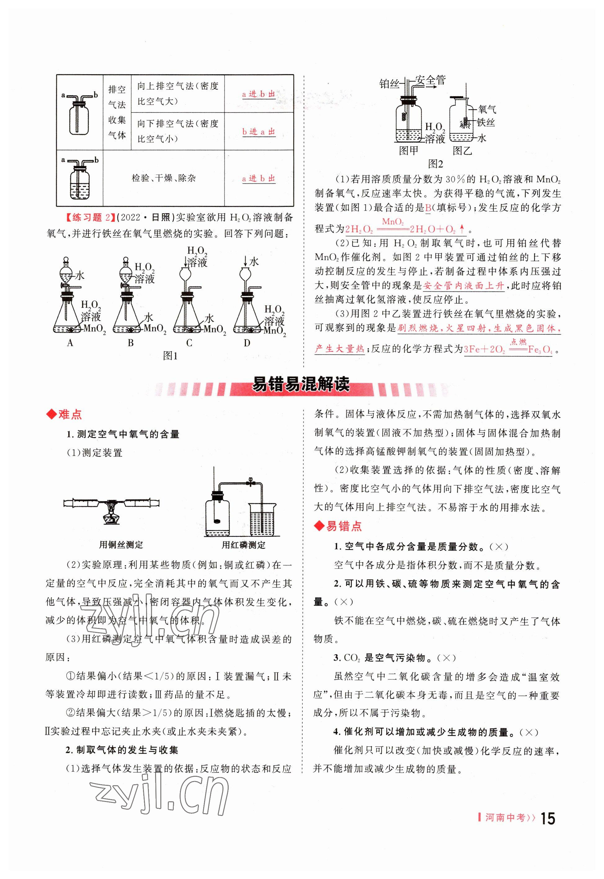 2023年碩源教育中考總復習名師解密化學河南專版 參考答案第15頁