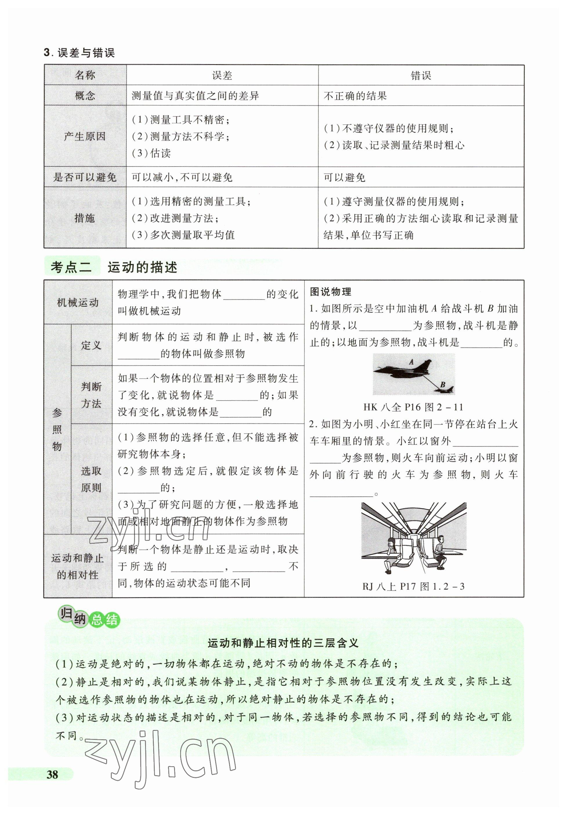 2023年國華教育中考奪冠物理河南專版 參考答案第38頁