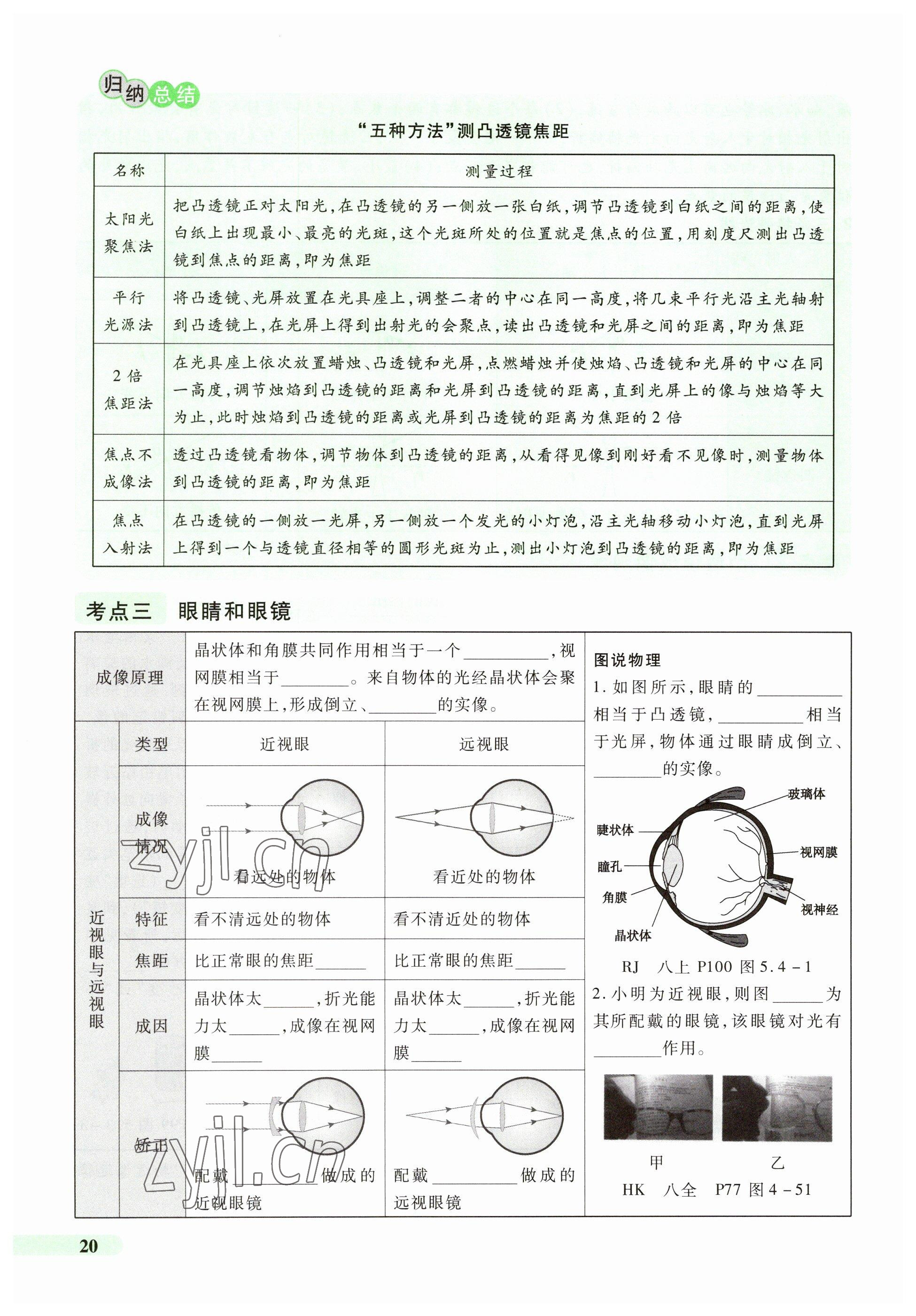 2023年國華教育中考奪冠物理河南專版 參考答案第20頁