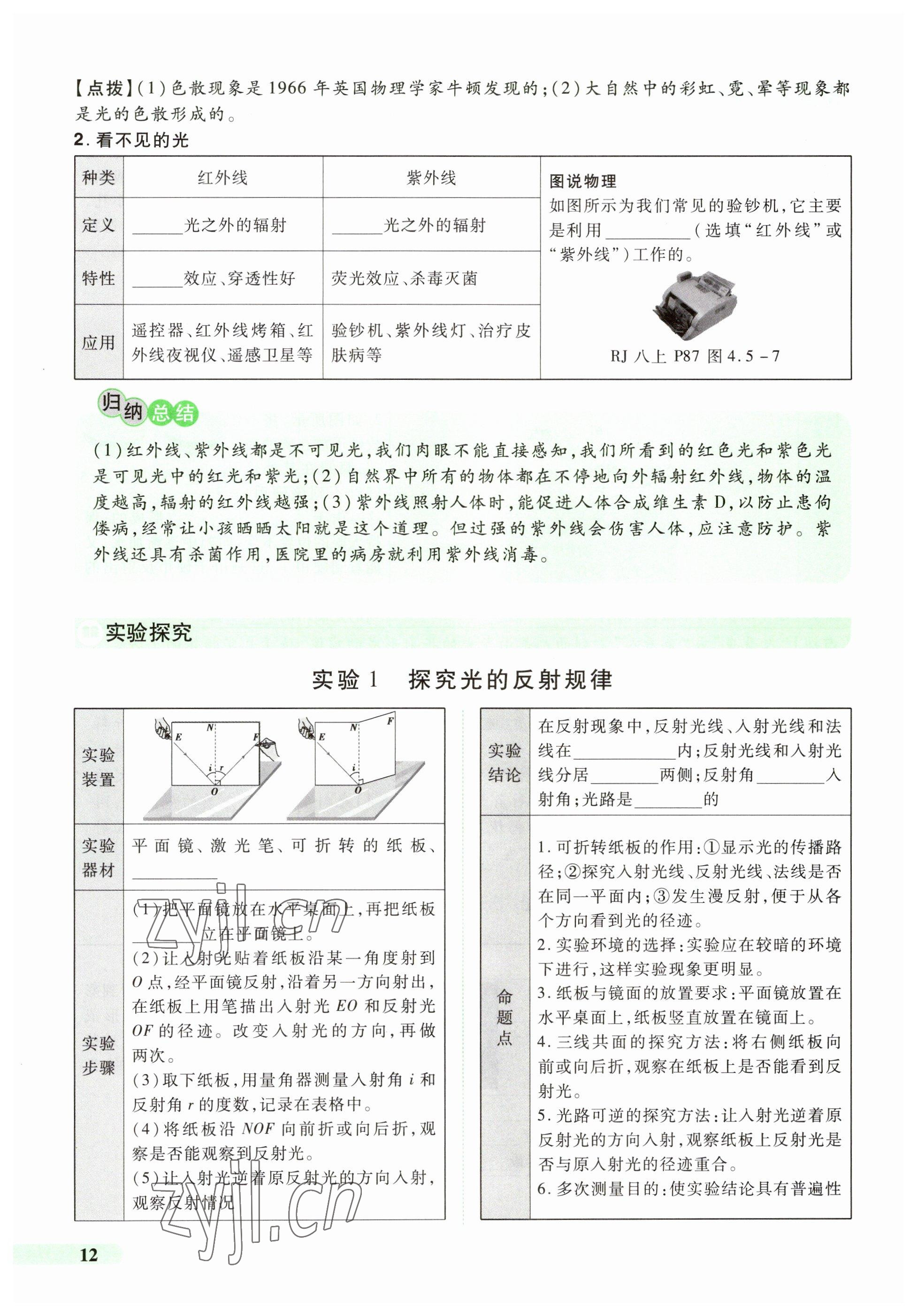 2023年國華教育中考奪冠物理河南專版 參考答案第12頁