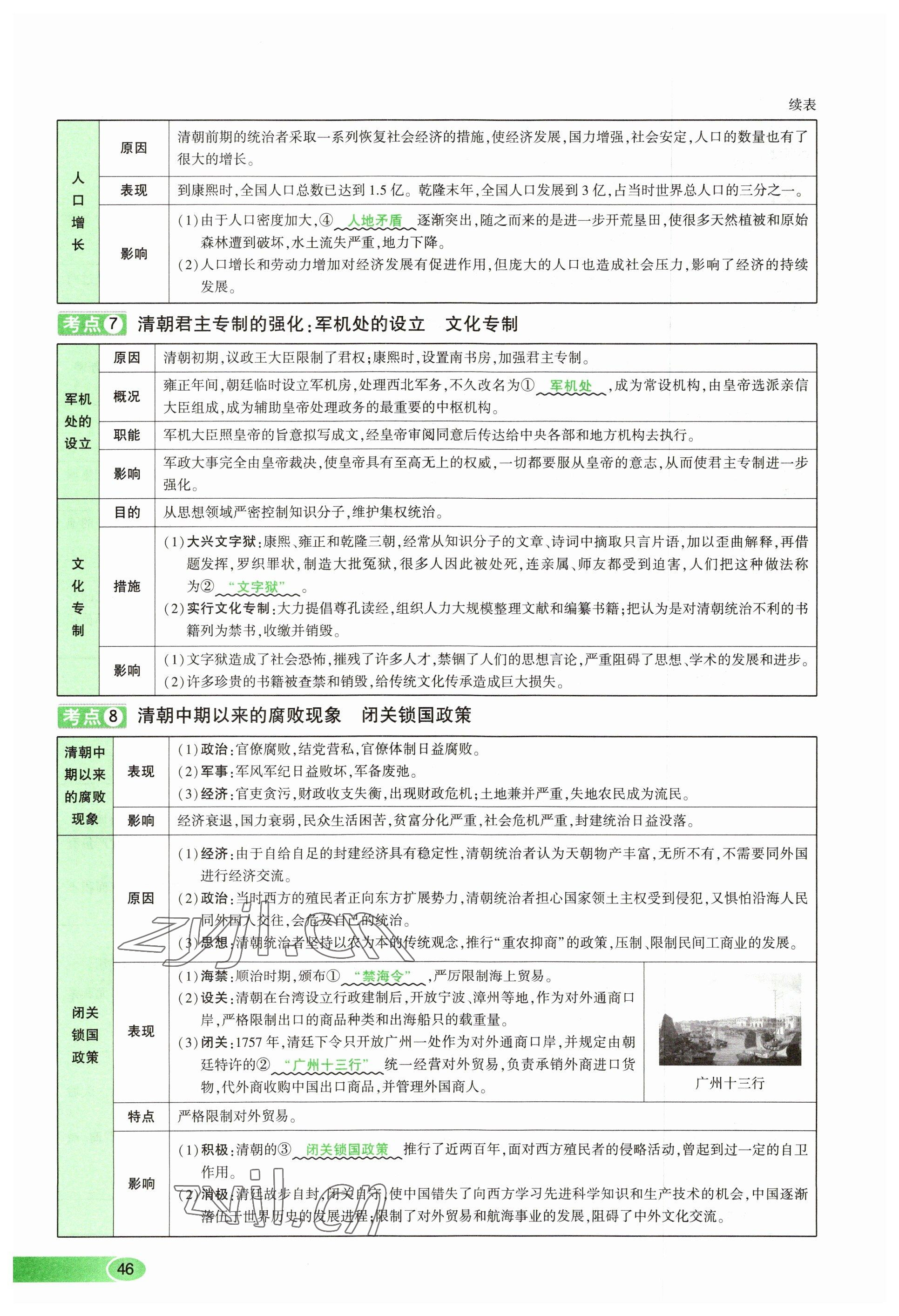 2023年河南中考命題非常解讀歷史 參考答案第46頁(yè)