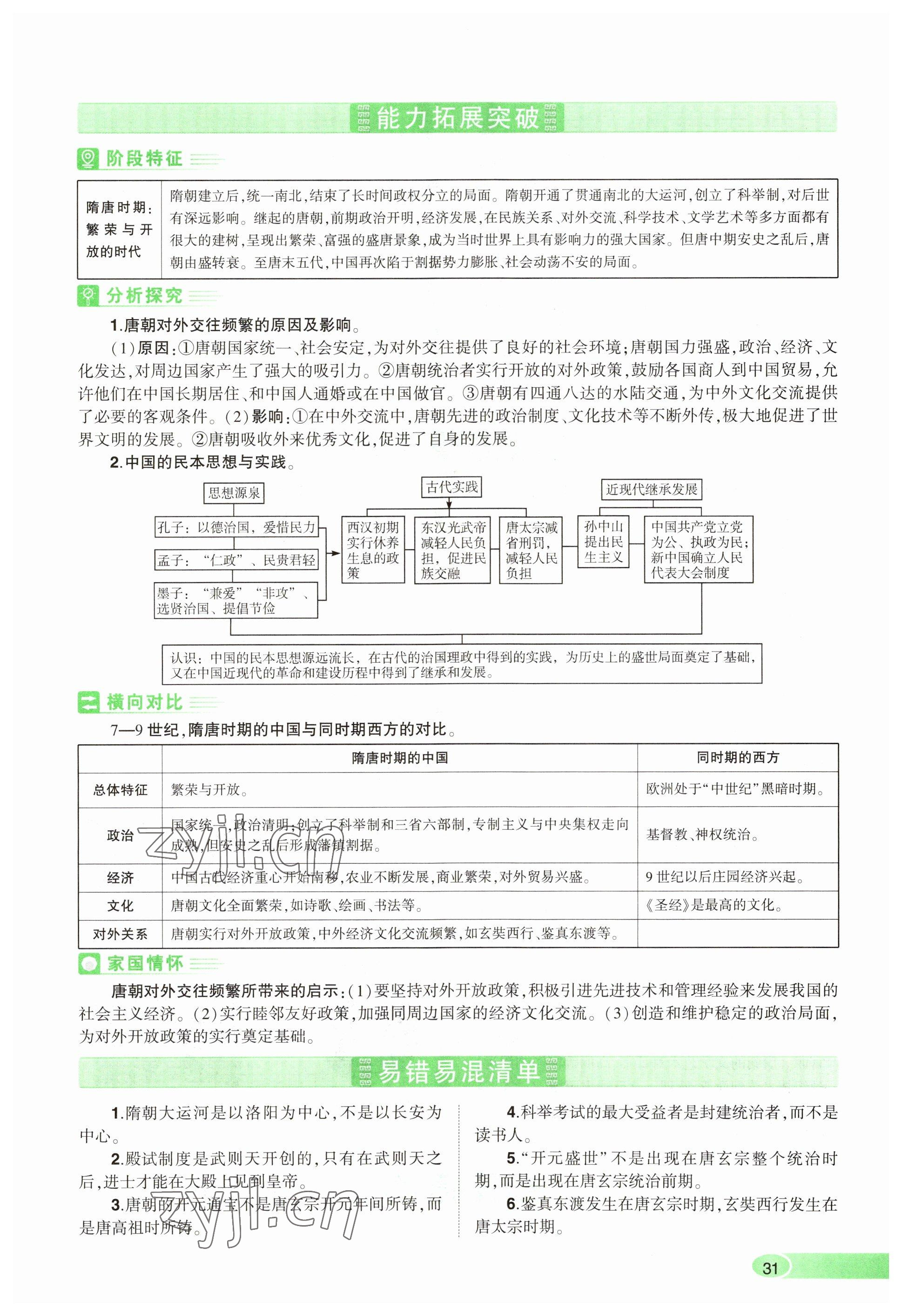 2023年河南中考命題非常解讀歷史 參考答案第31頁(yè)