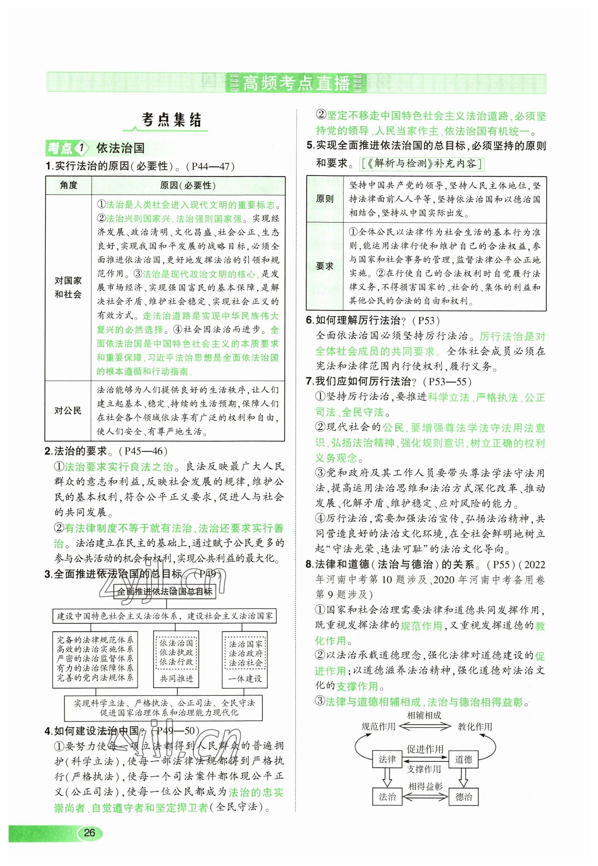 2023年河南中考命題非常解讀道德與法治 參考答案第22頁(yè)