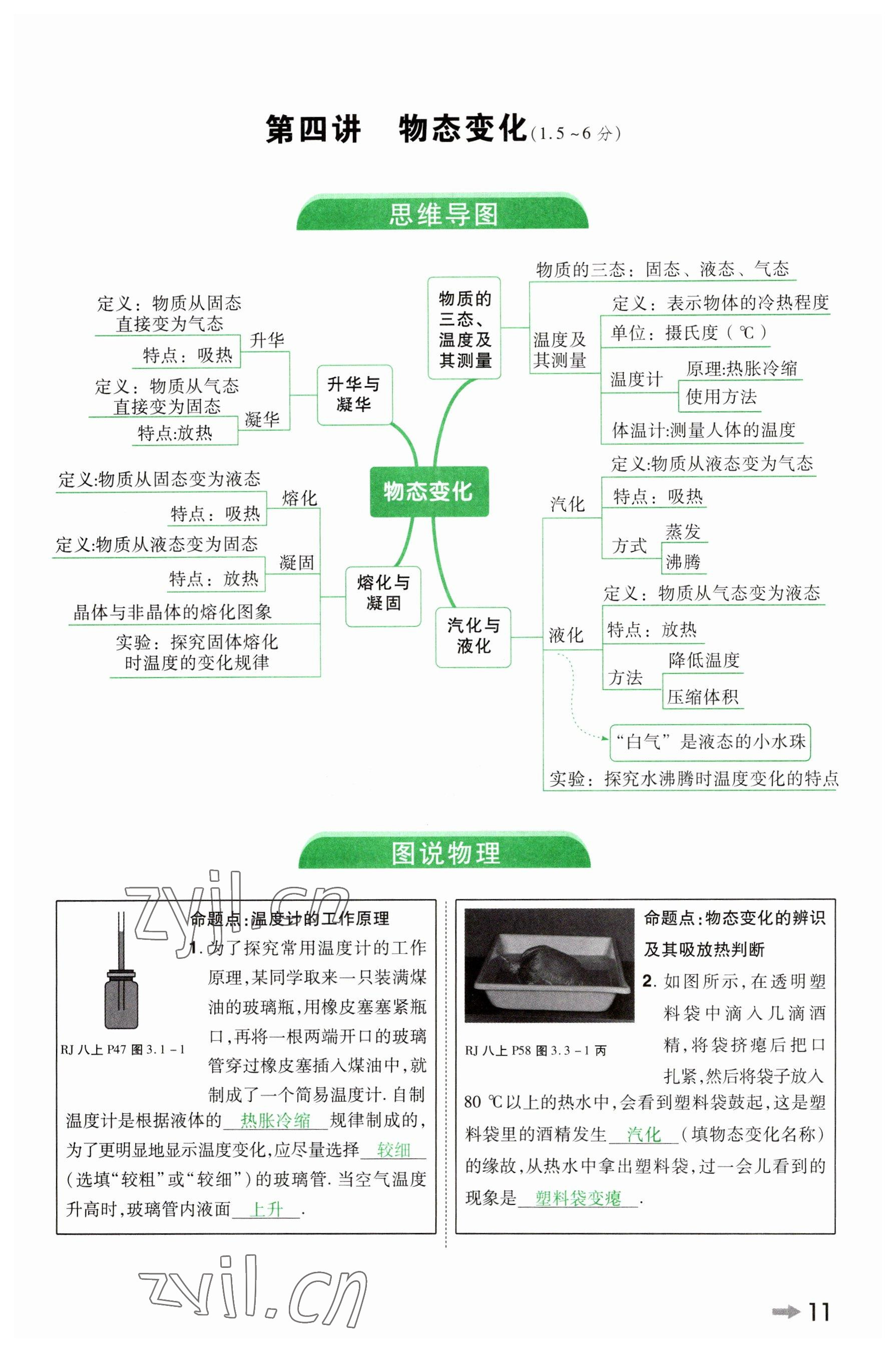 2023年領(lǐng)揚(yáng)文化中考研究物理河南專版 參考答案第10頁