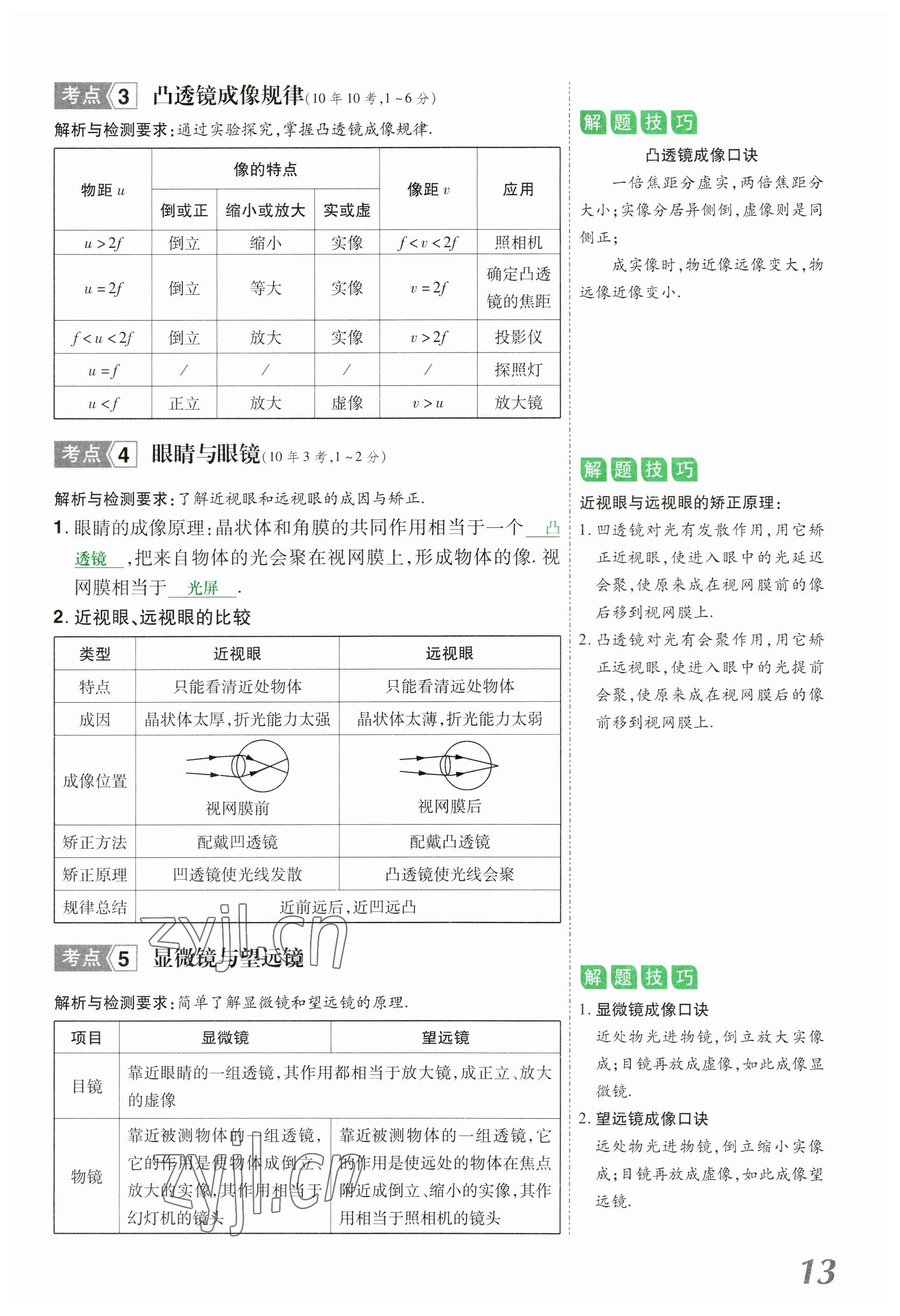 2023年領(lǐng)揚文化中考研究物理河南專版 參考答案第13頁