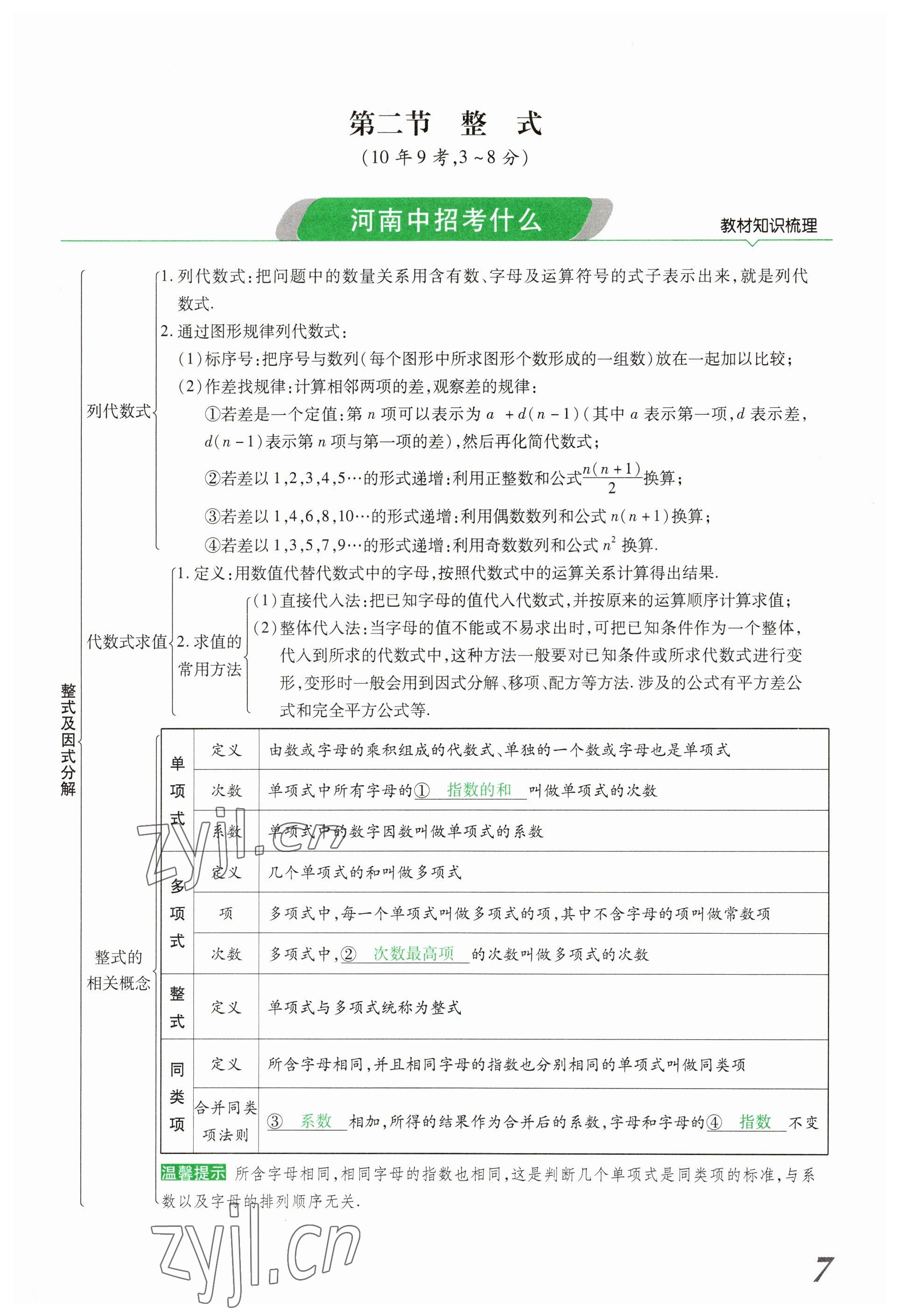 2023年領(lǐng)揚(yáng)文化中考研究數(shù)學(xué)河南專(zhuān)版 參考答案第7頁(yè)