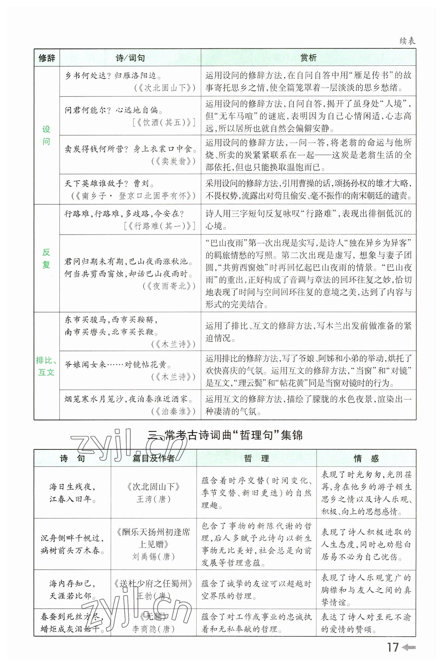 2023年領(lǐng)揚(yáng)文化中考研究語文河南專版 參考答案第16頁